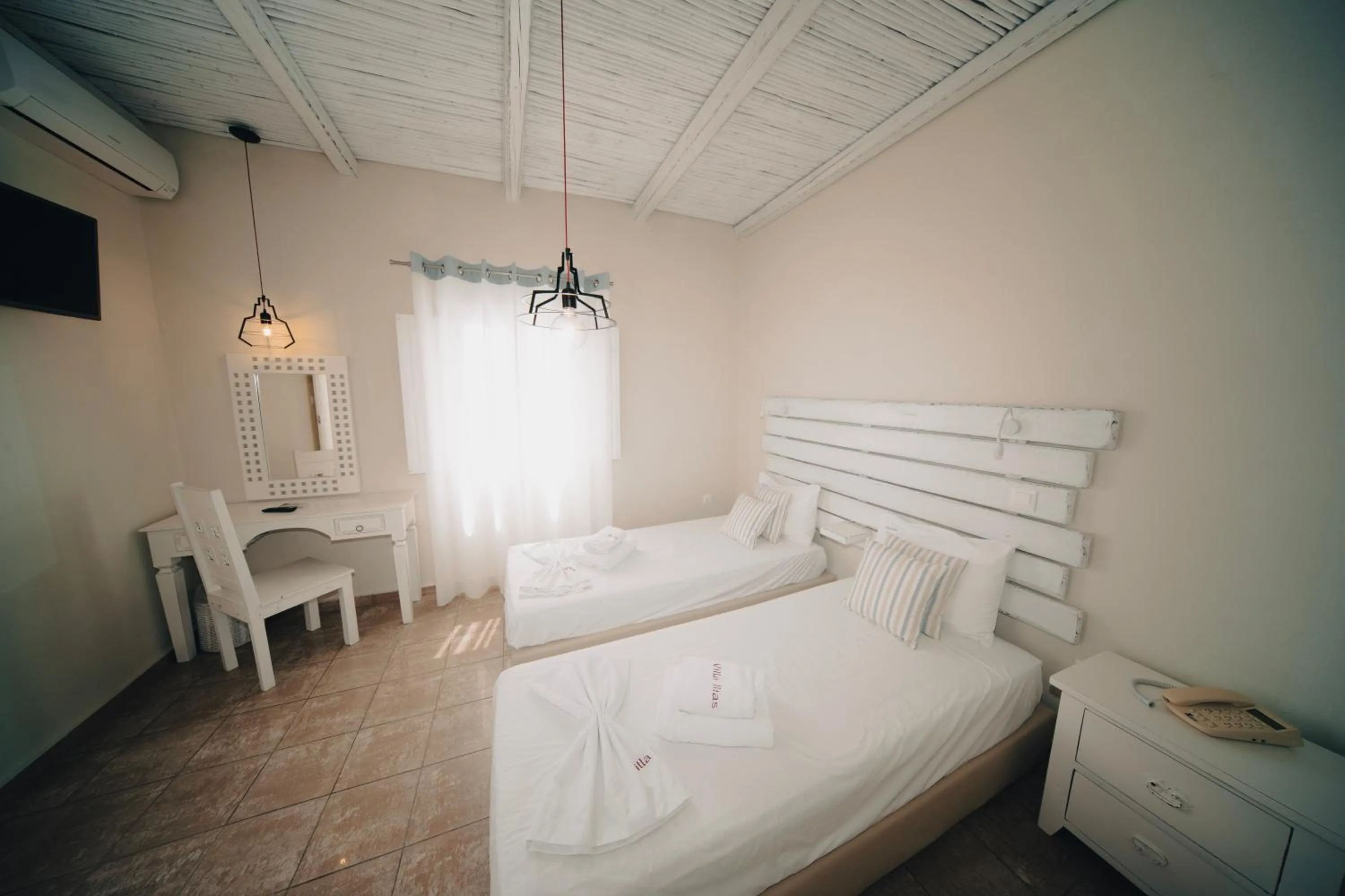 Bed in Villa Ilias