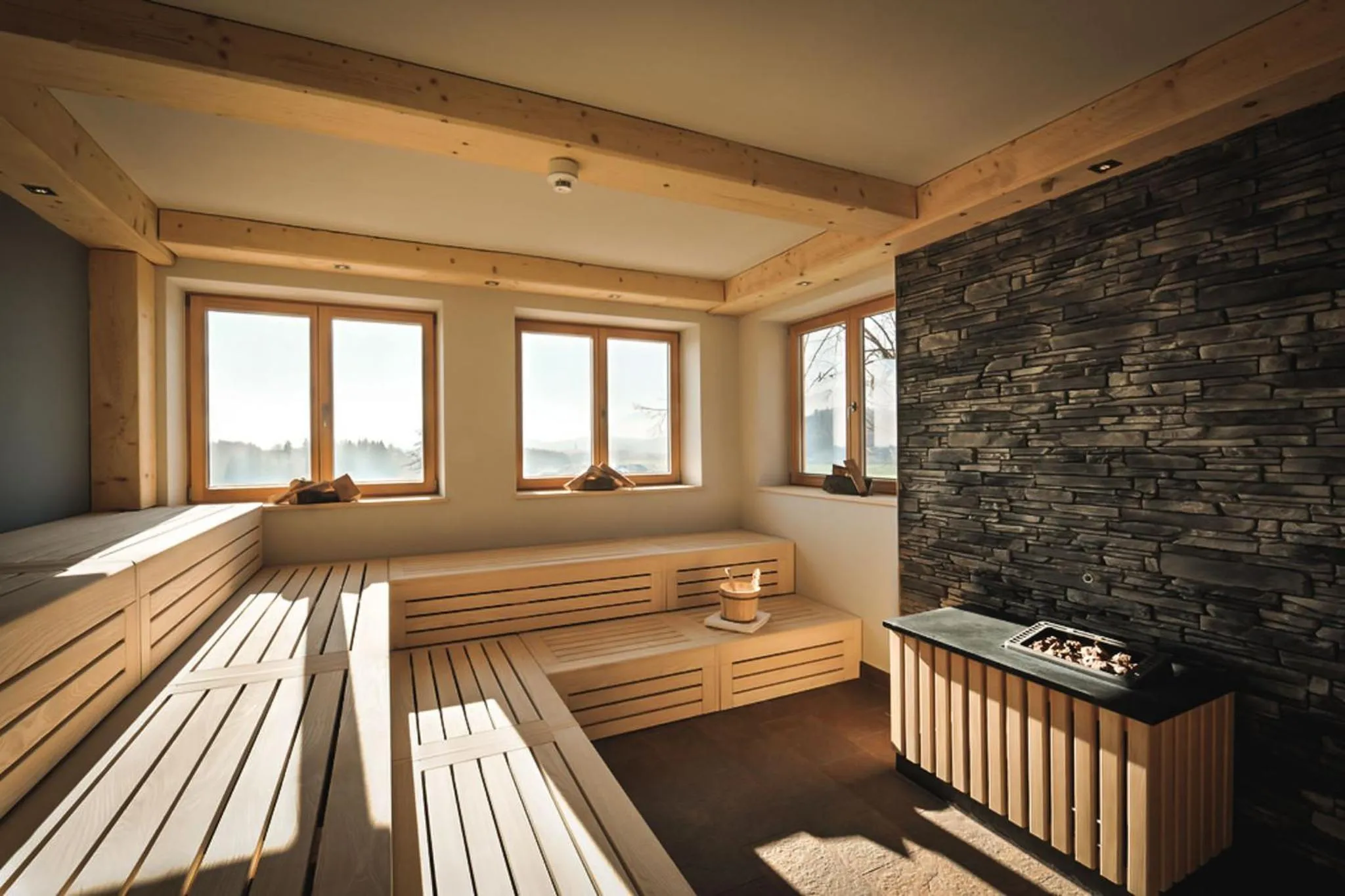 Sauna in Wellness Natur Resort Gut Edermann