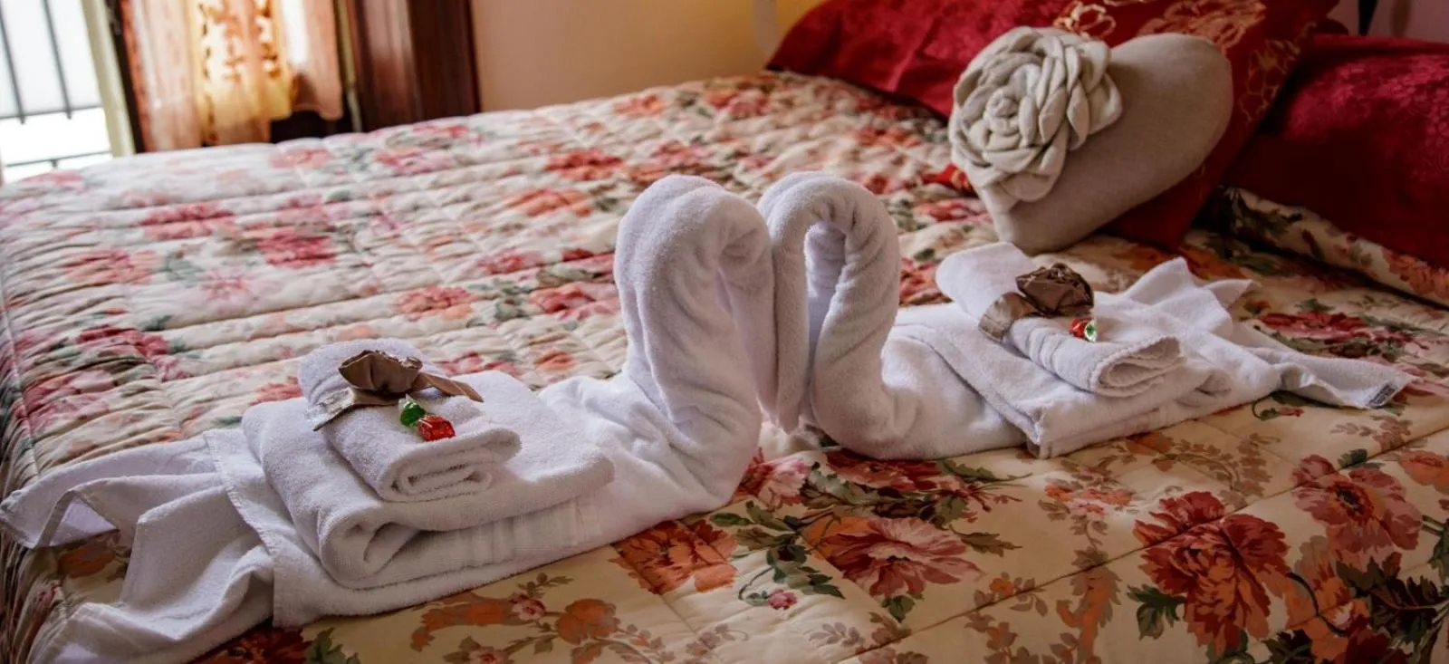 Bed in Parthenope's home