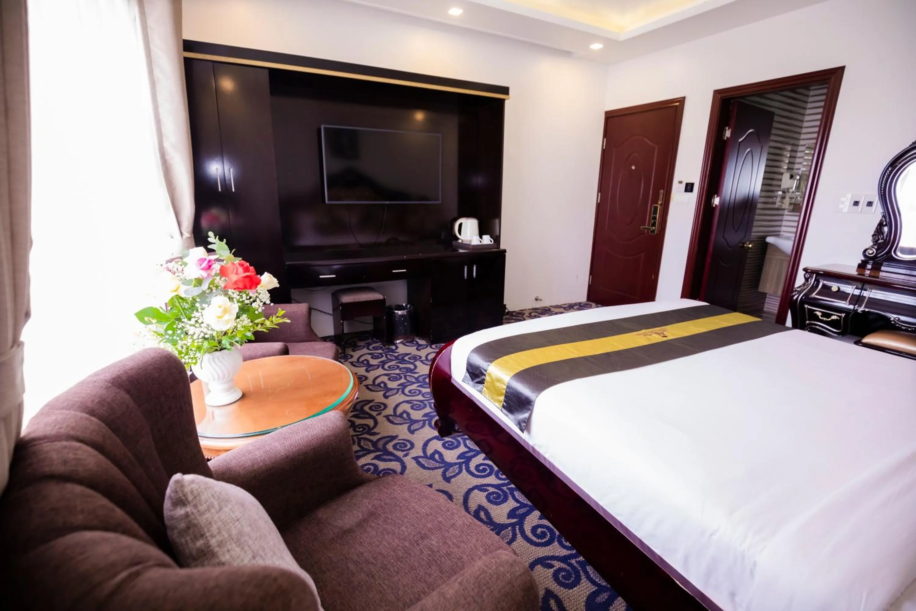 Photo of the whole room, Bed in Gallant Hotel 154 - Near Cat Bi Airport