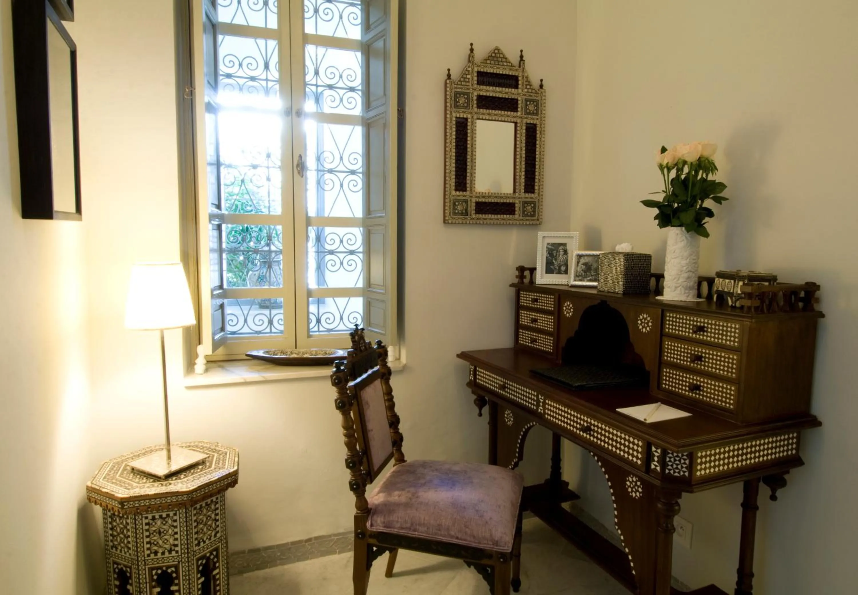 Seating area in Riad Idra