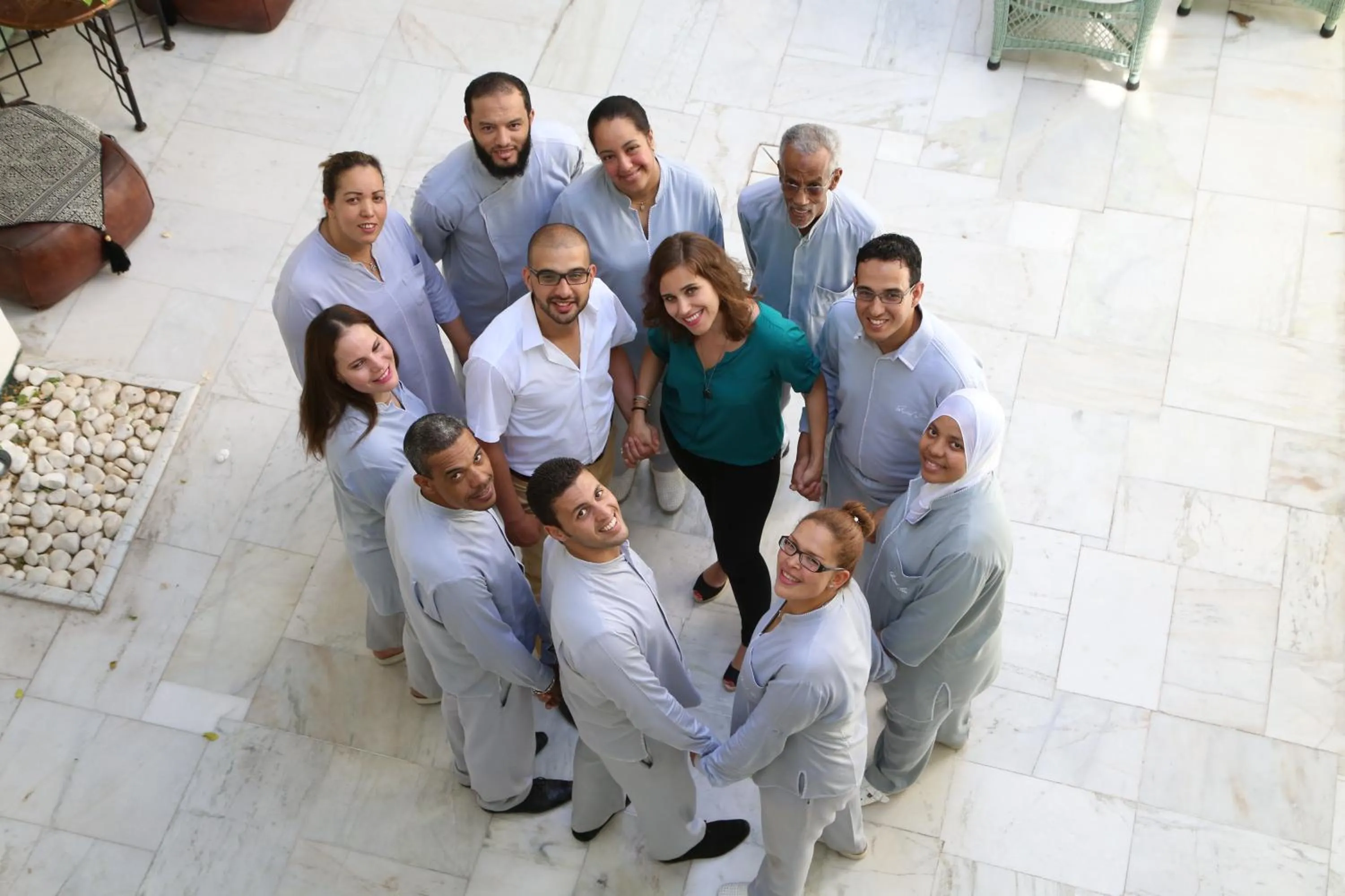 Staff in Riad Idra