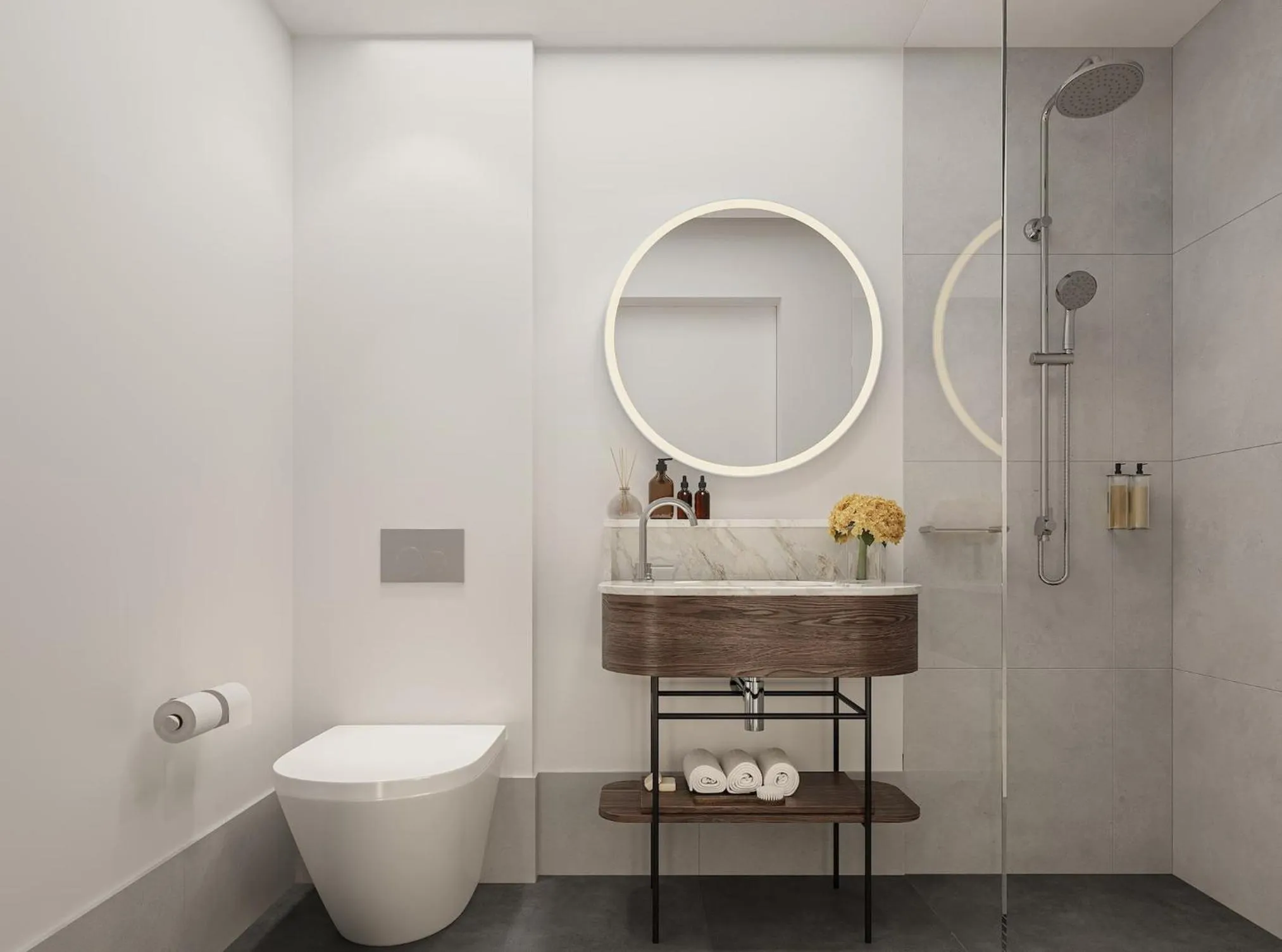 Bathroom in Crowne Plaza Melbourne Carlton by IHG