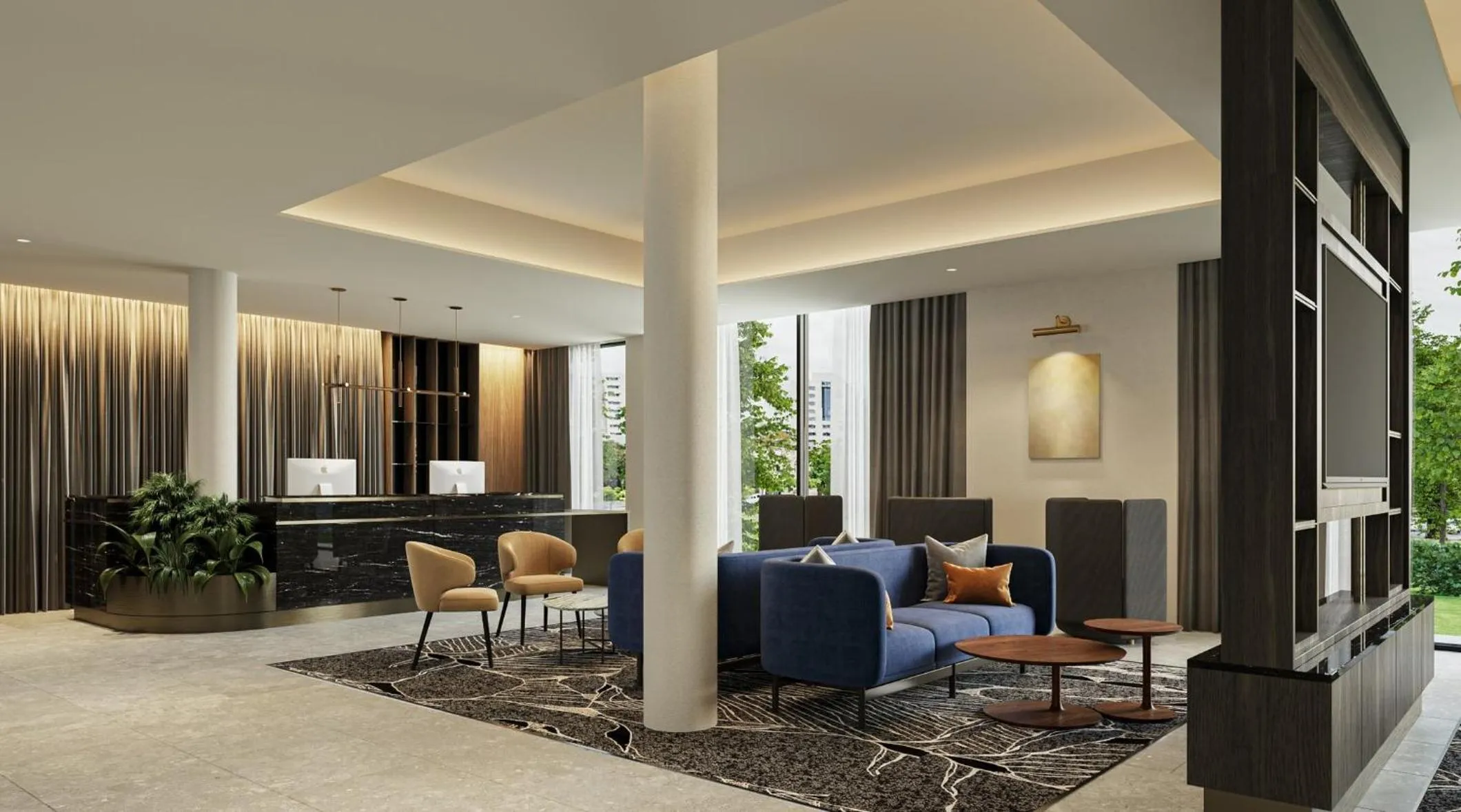 Lobby or reception in Crowne Plaza Melbourne Carlton by IHG