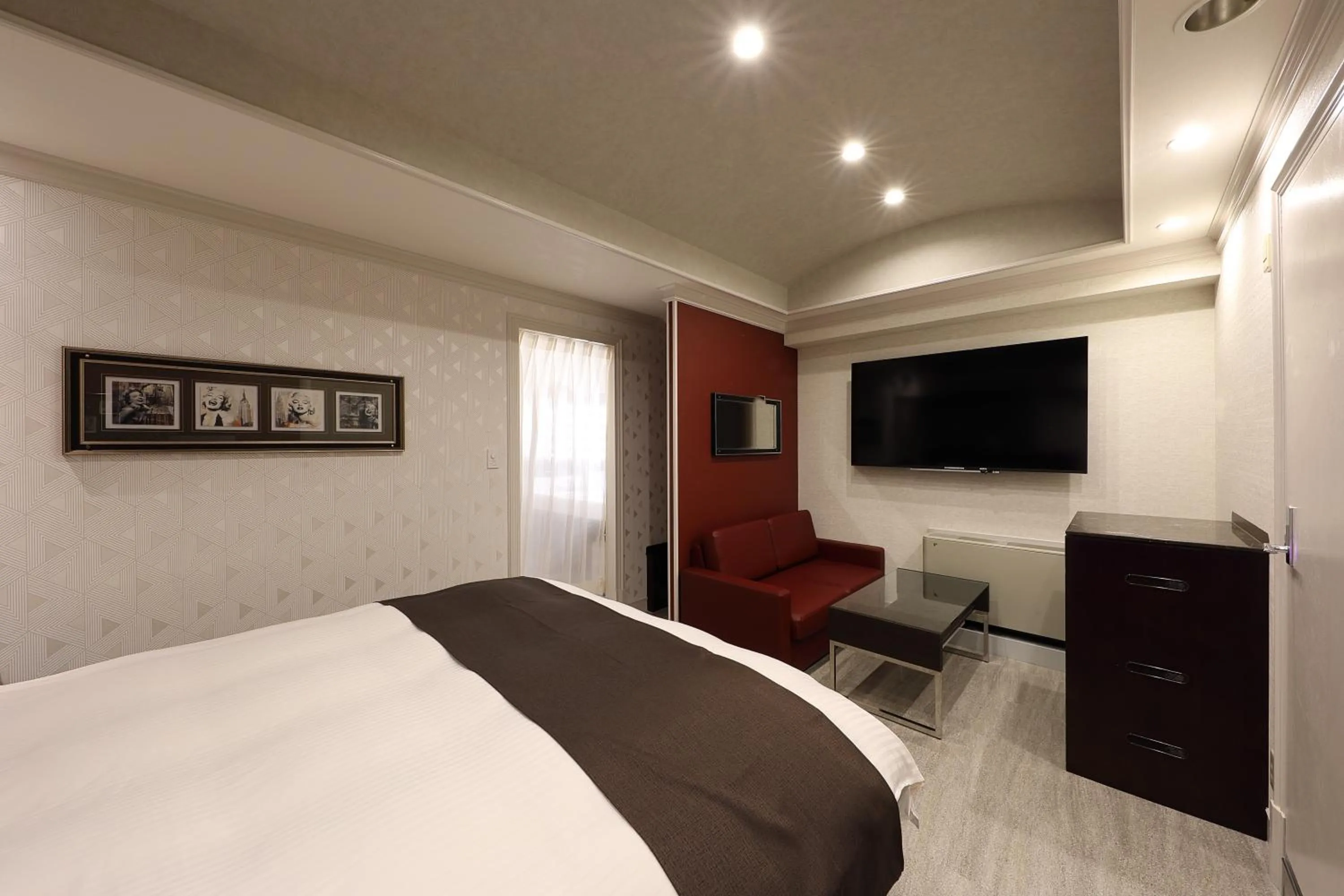 Bed in ホテルバースデー岐阜西店 HOTEL Birthday GifuWest