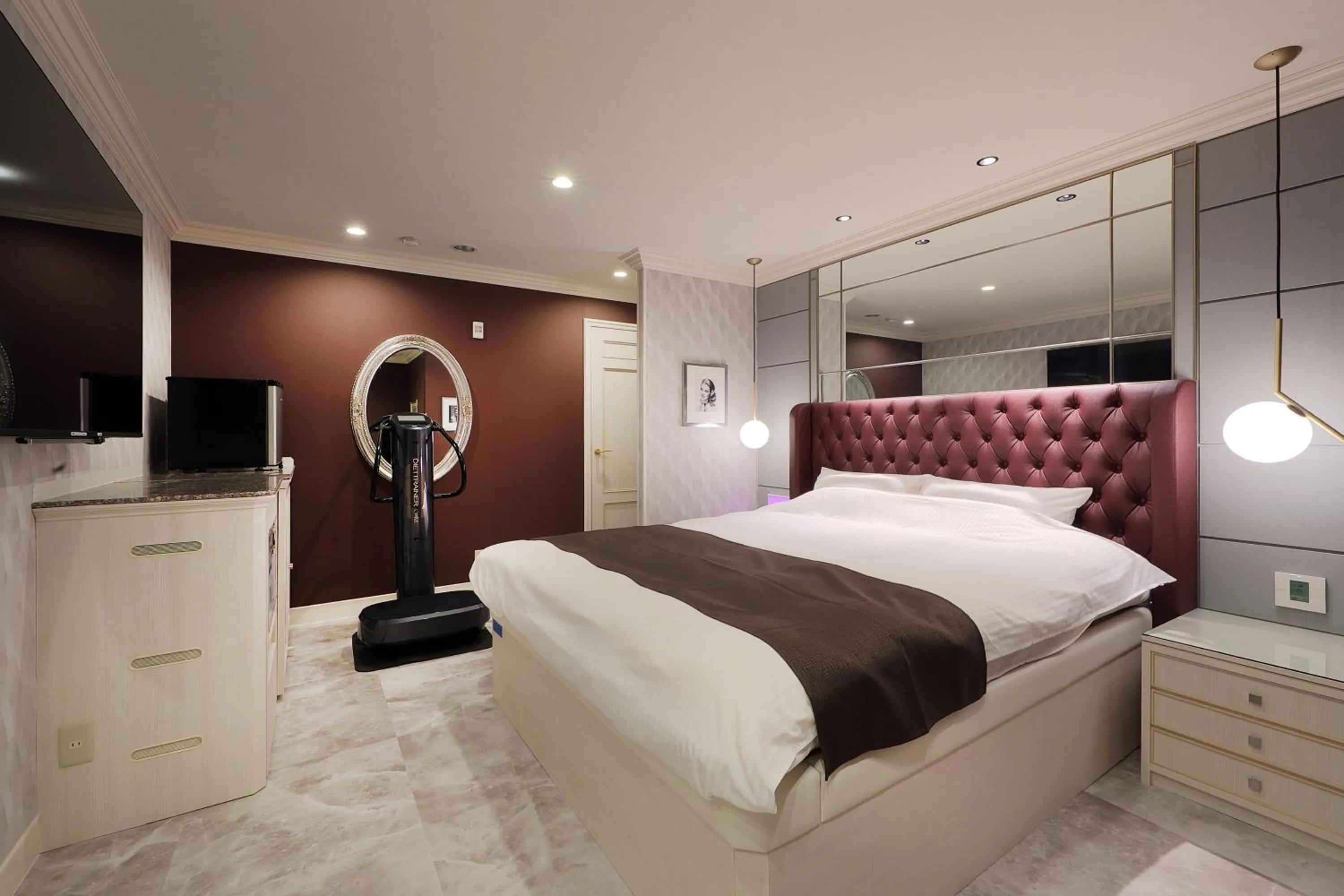 Bed in ホテルバースデー岐阜西店 HOTEL Birthday GifuWest