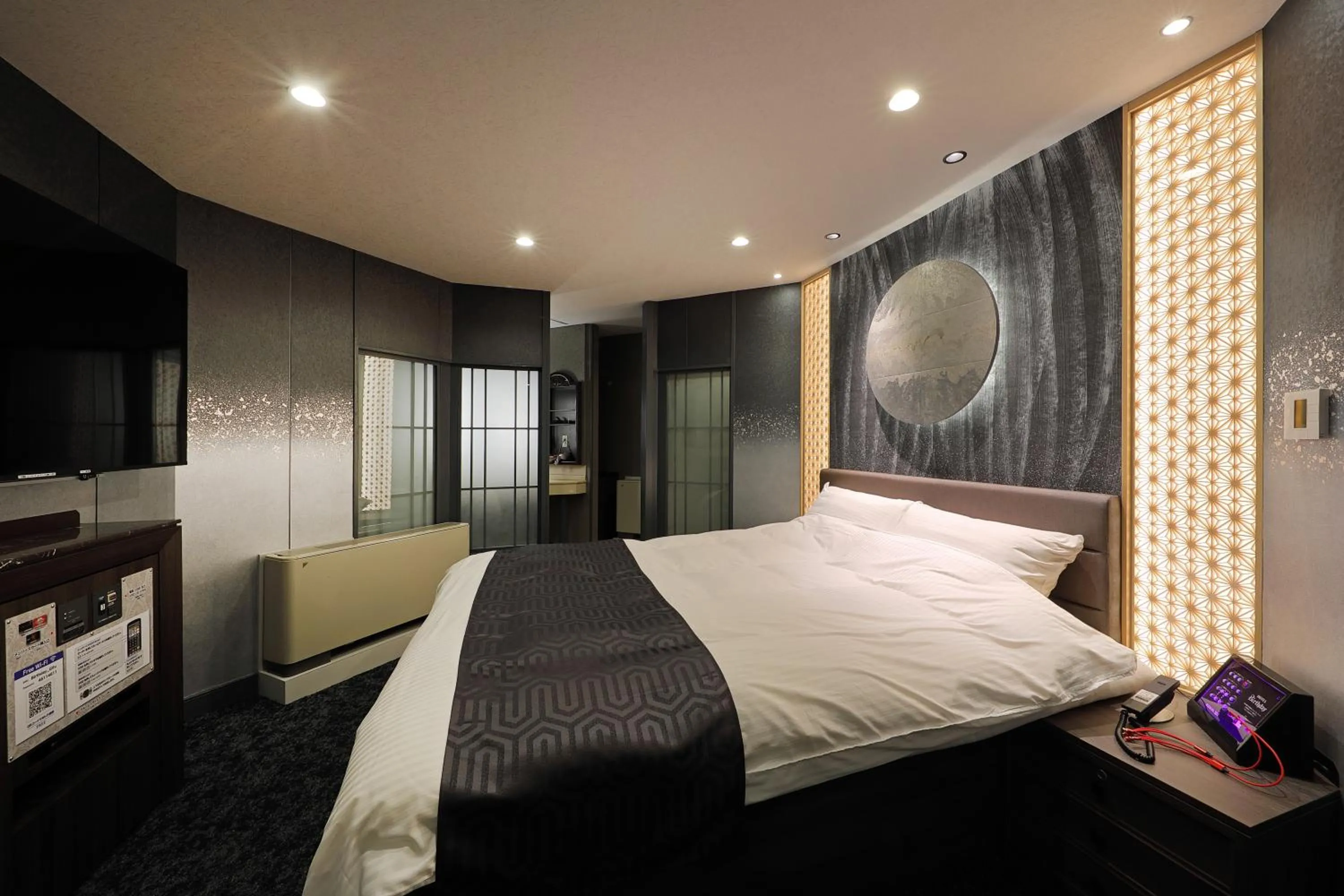 Bed in ホテルバースデー岐阜西店 HOTEL Birthday GifuWest