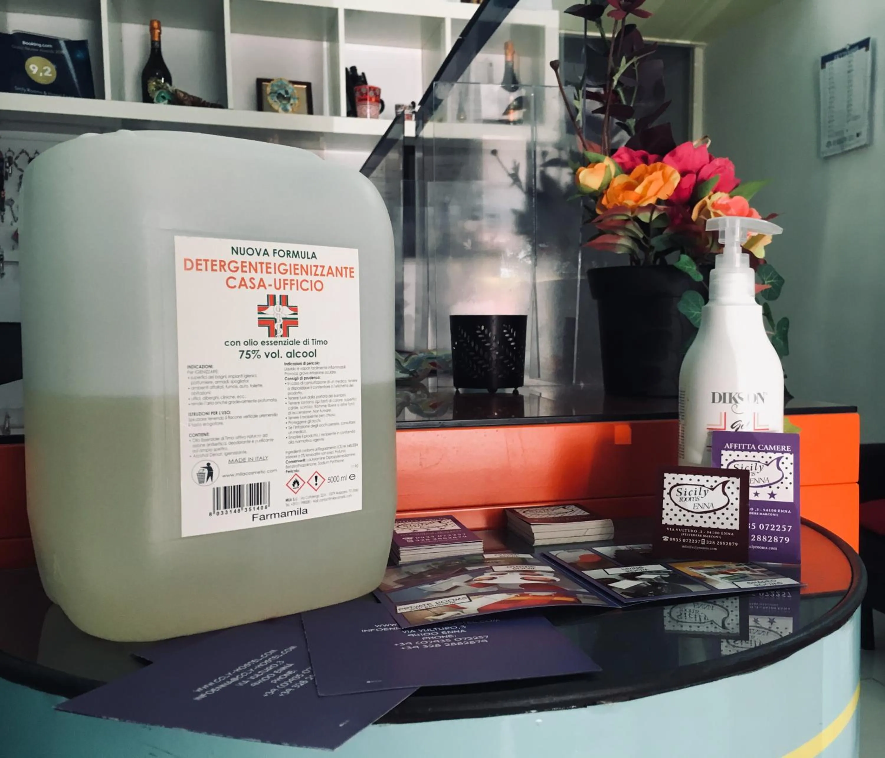 On site in Sicily Rooms Enna