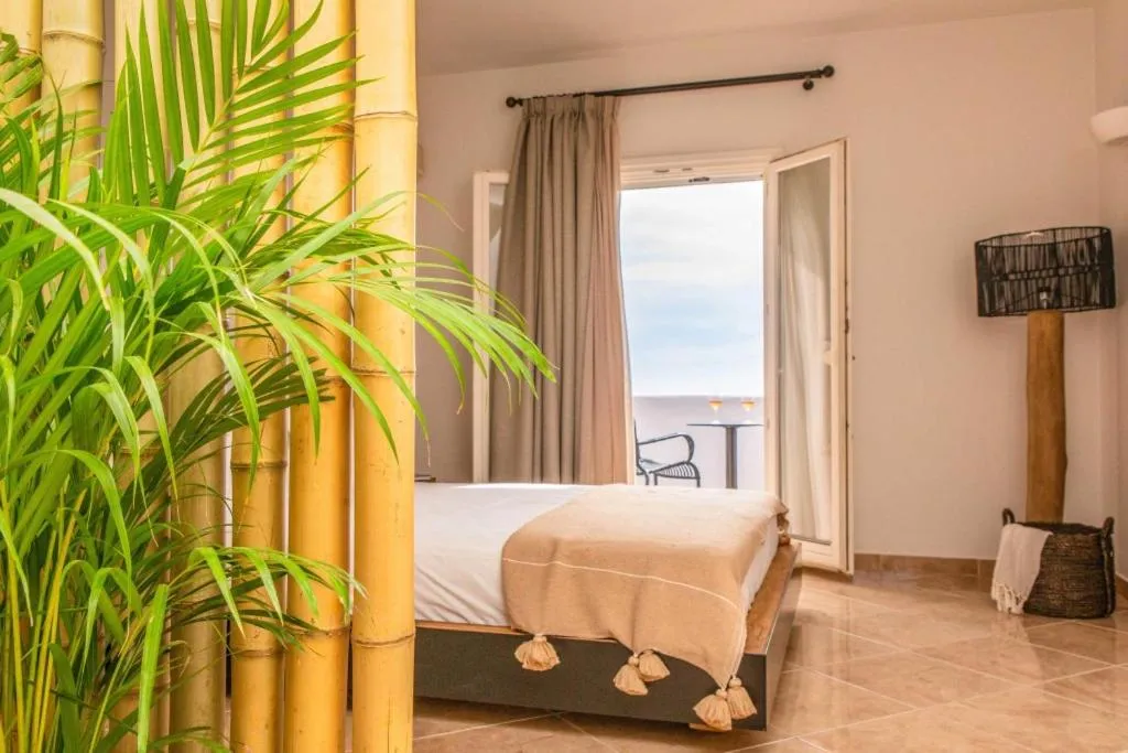 Bed in Ariadne Hotel