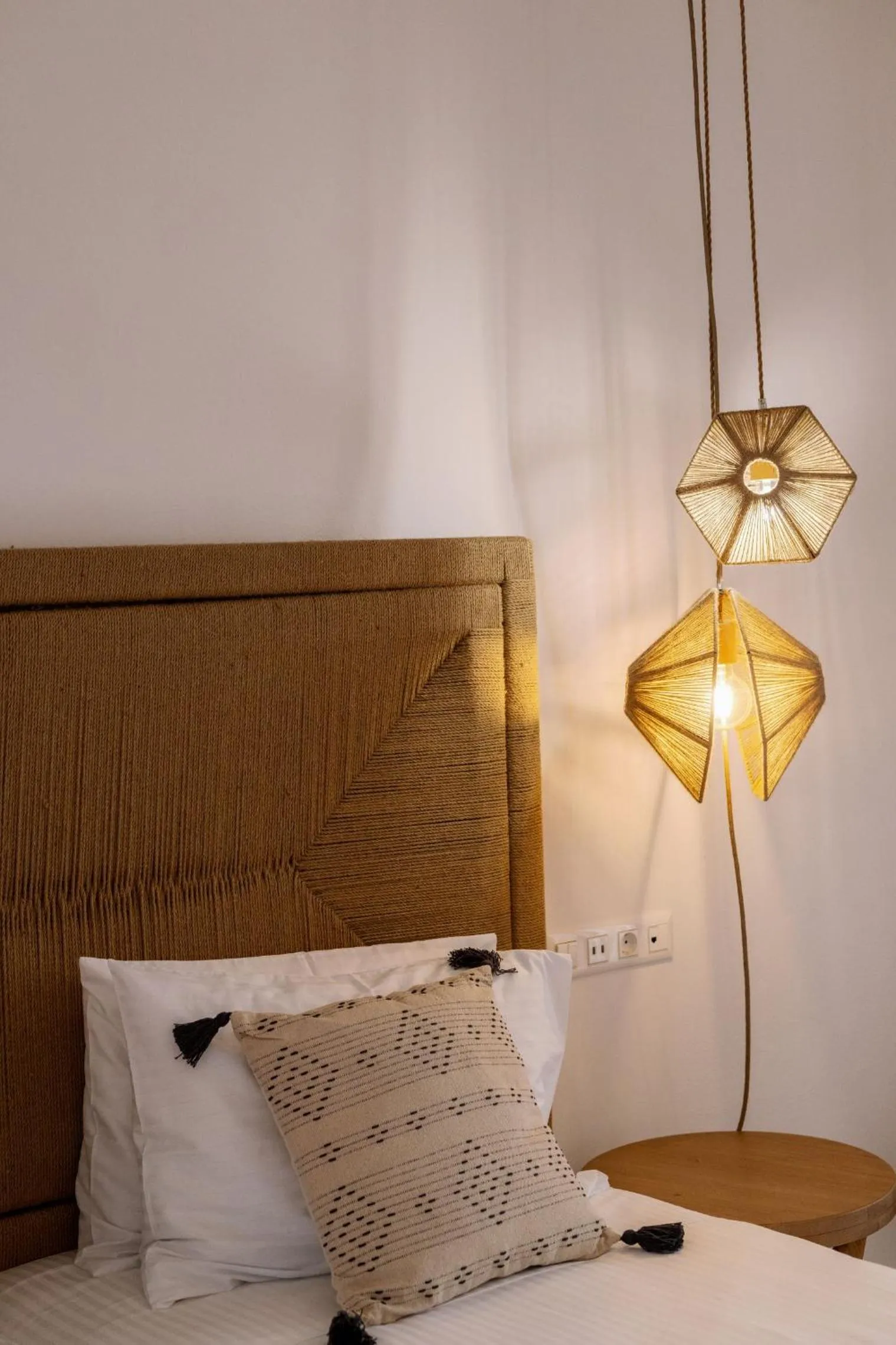 Bed in Ariadne Hotel