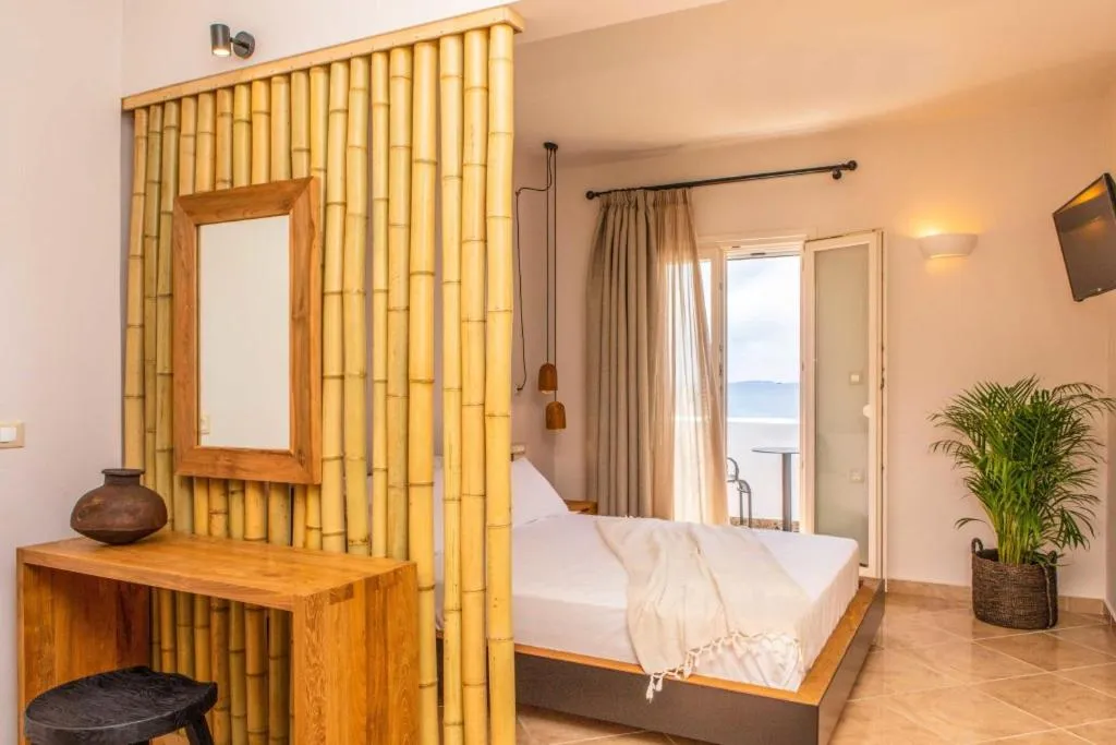 Bed in Ariadne Hotel