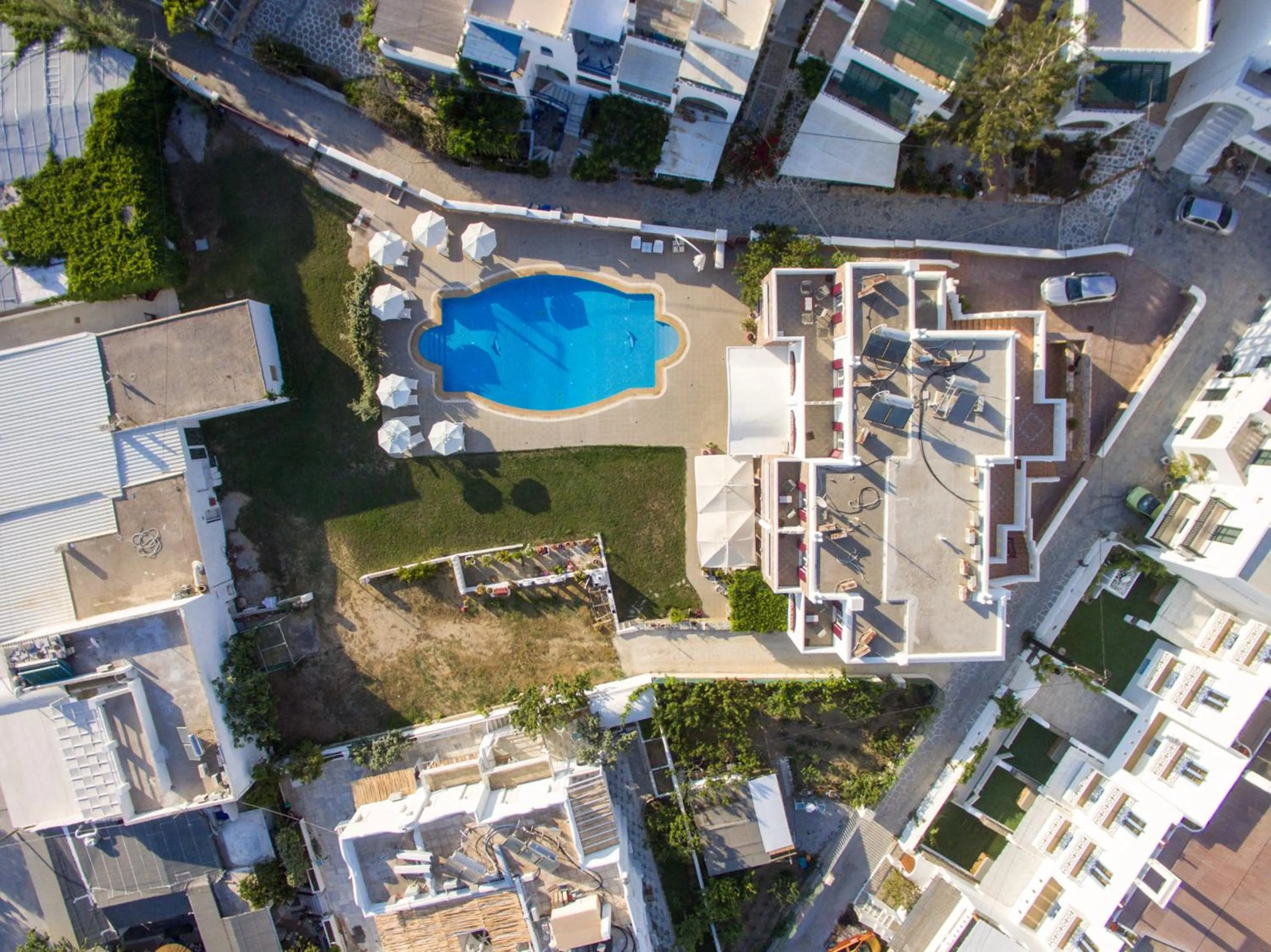 Bird's eye view in Ariadne Hotel