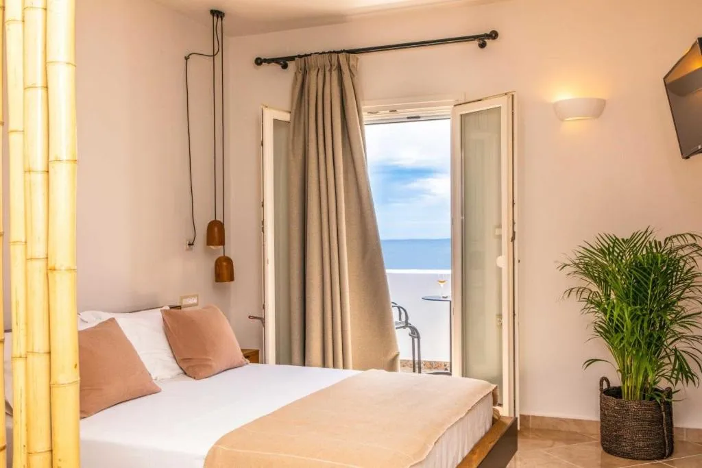 Bed in Ariadne Hotel