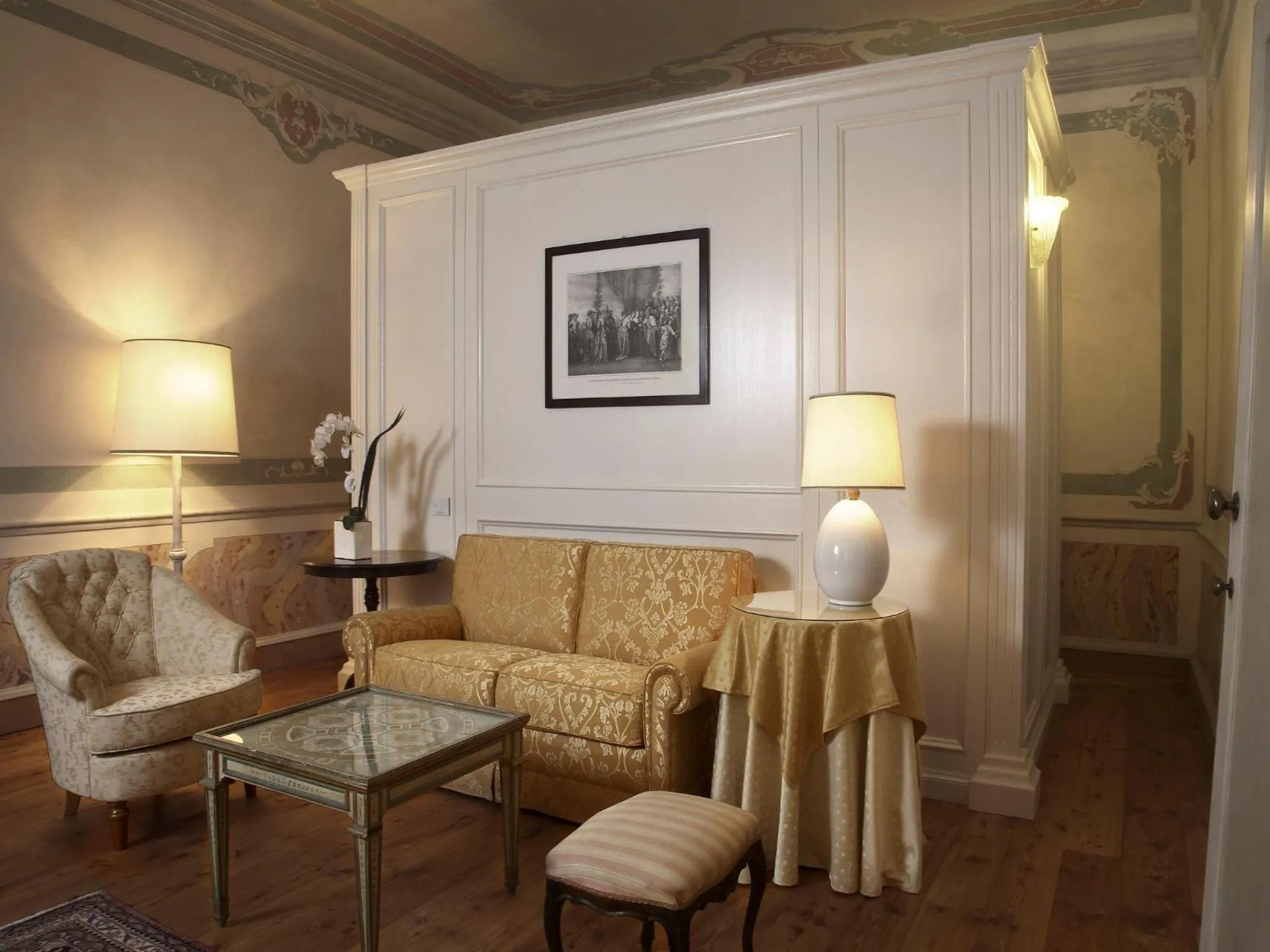 Living room in Hotel Villa Cornér Della Regina