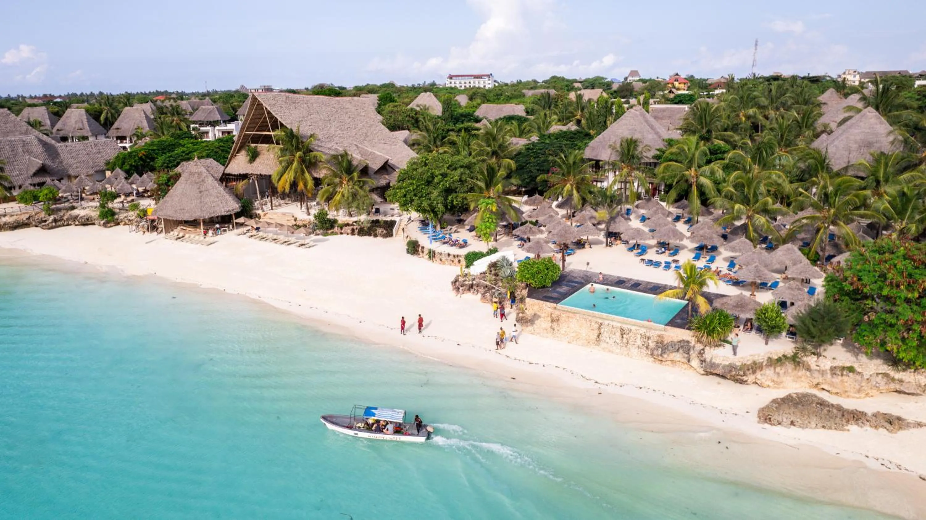 Bird's eye view in My Blue Hotel Zanzibar