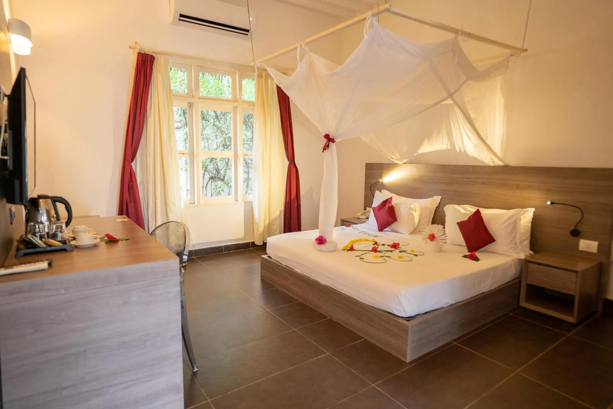 Bedroom in My Blue Hotel Zanzibar