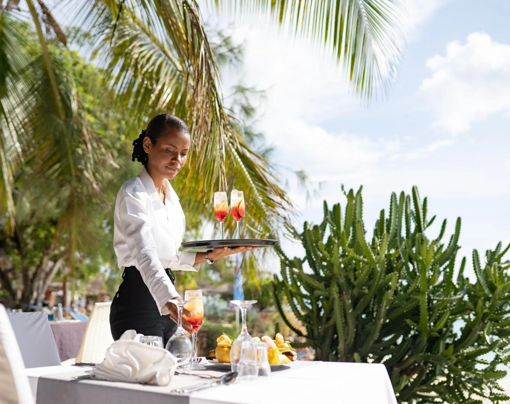Staff in My Blue Hotel Zanzibar