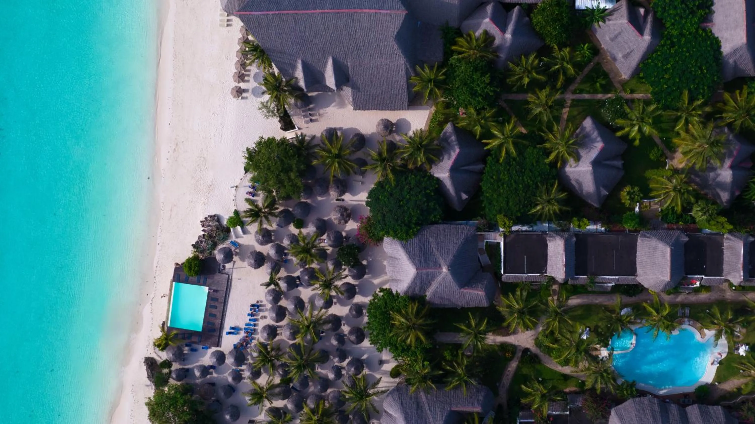 Bird's eye view in My Blue Hotel Zanzibar