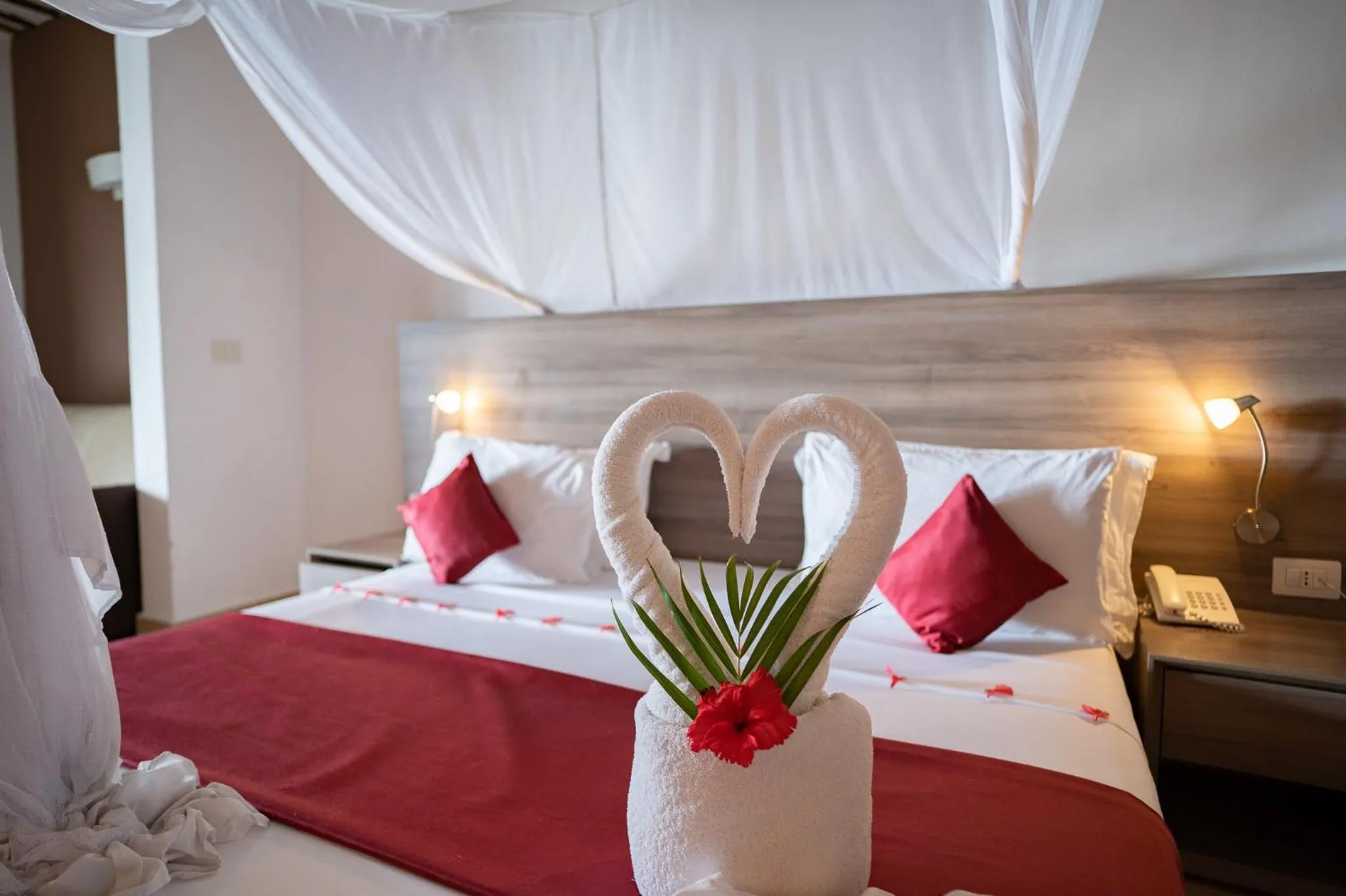 Bedroom in My Blue Hotel Zanzibar