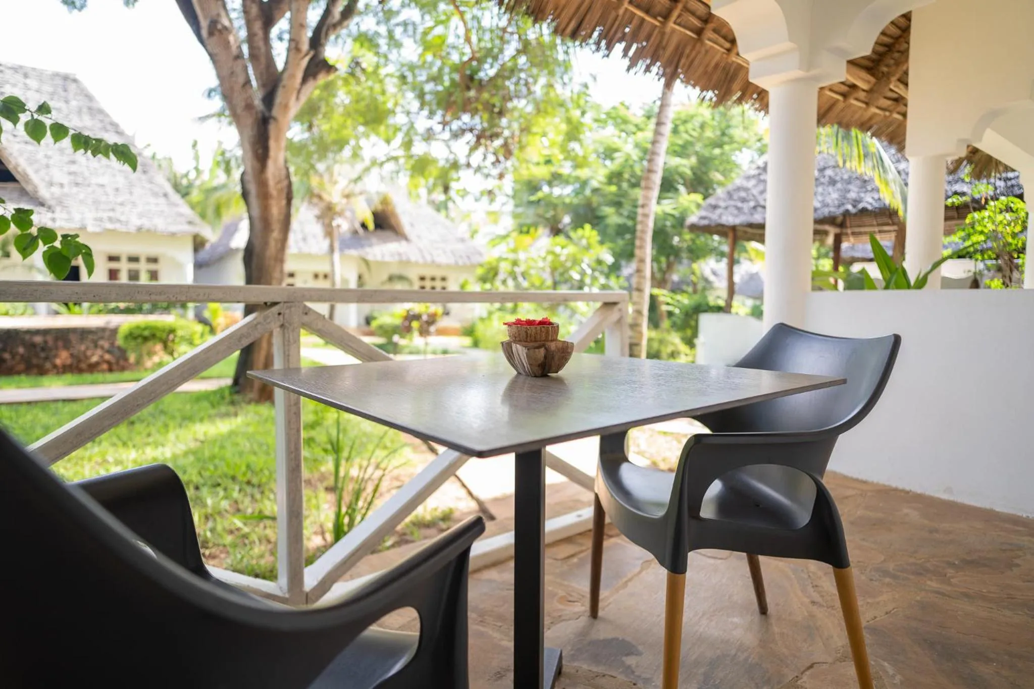 Garden view in My Blue Hotel Zanzibar
