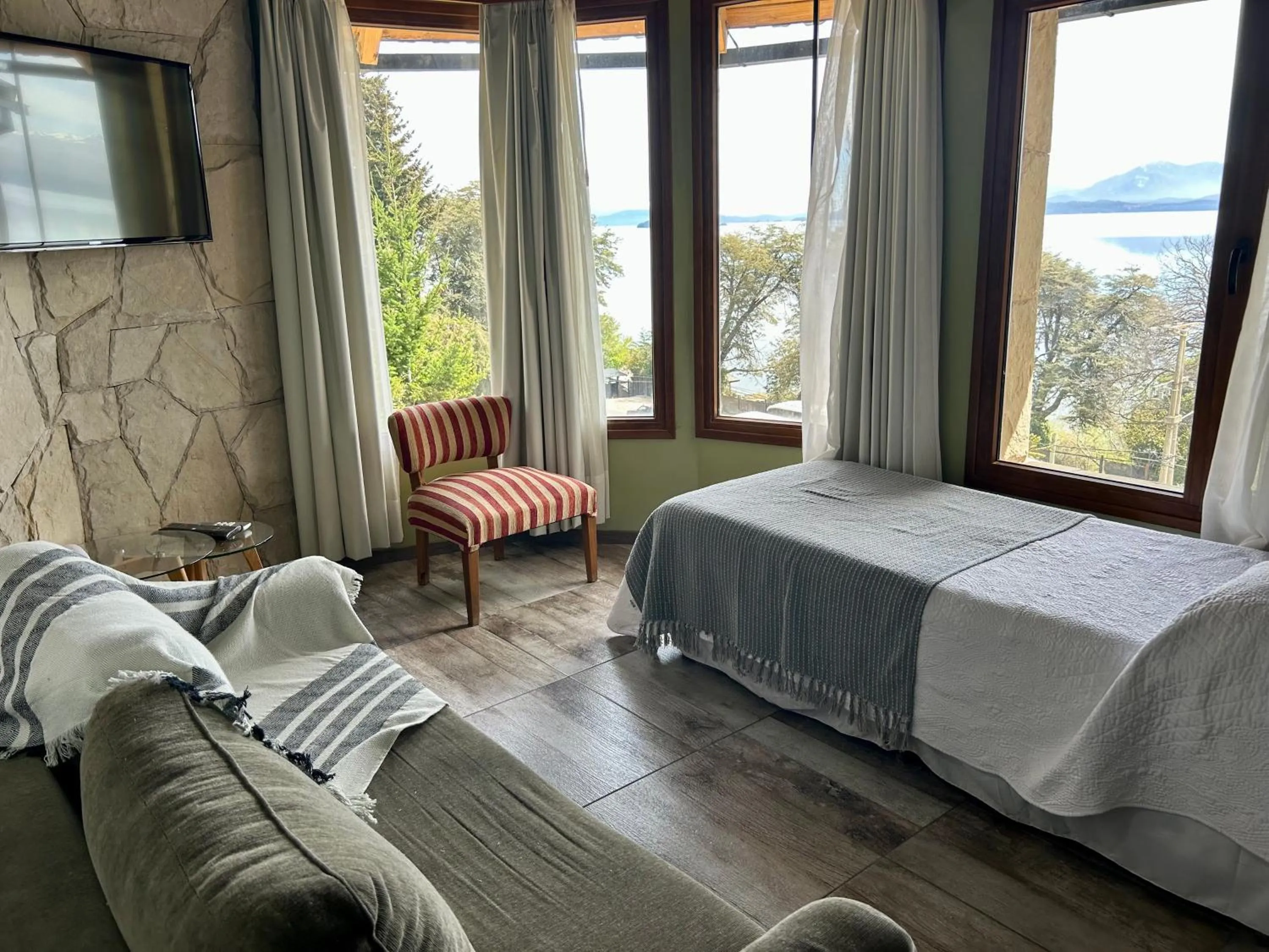 Bed in Bahia Paraiso Apart & Suites