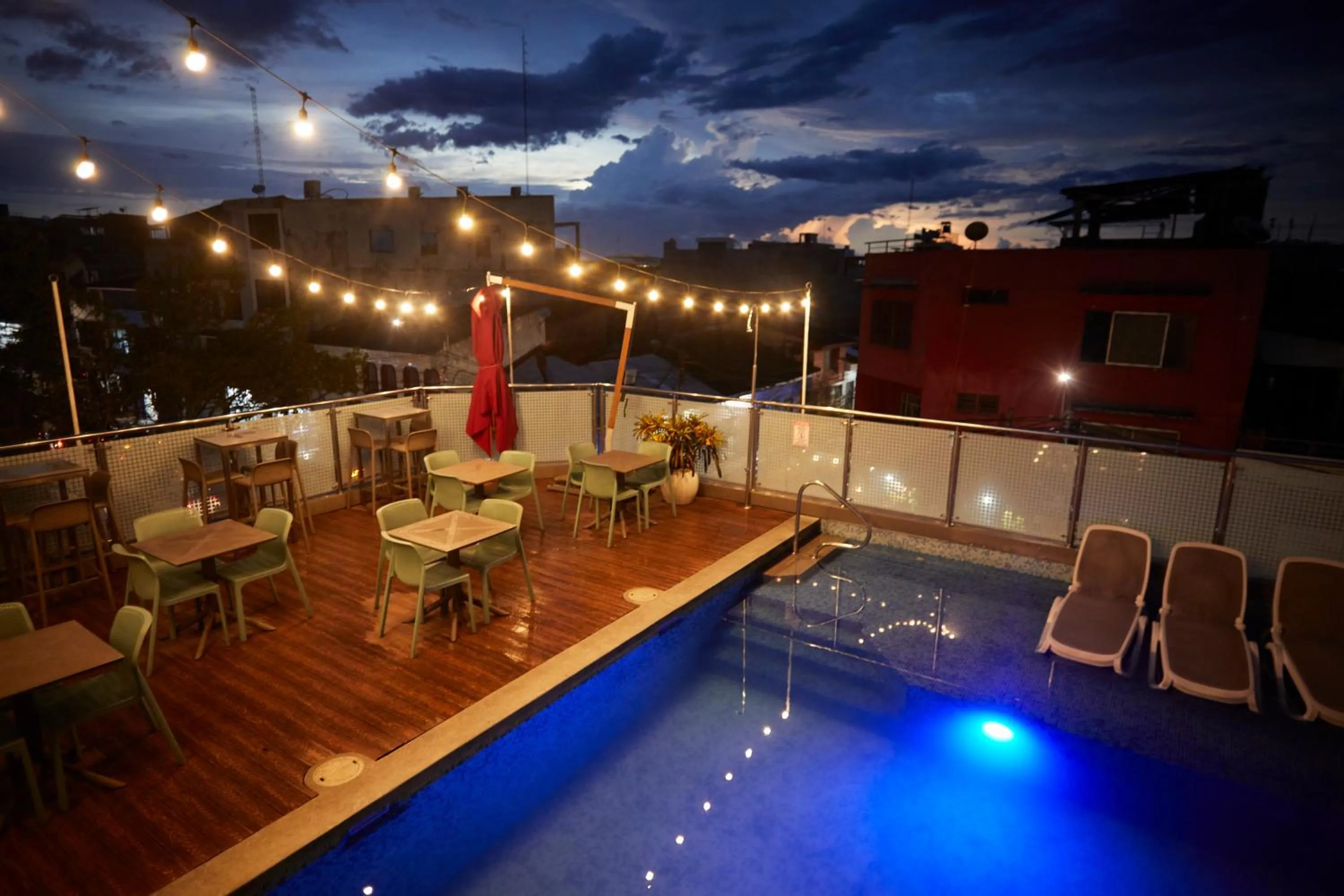 Patio in Victoria Regia Hotel