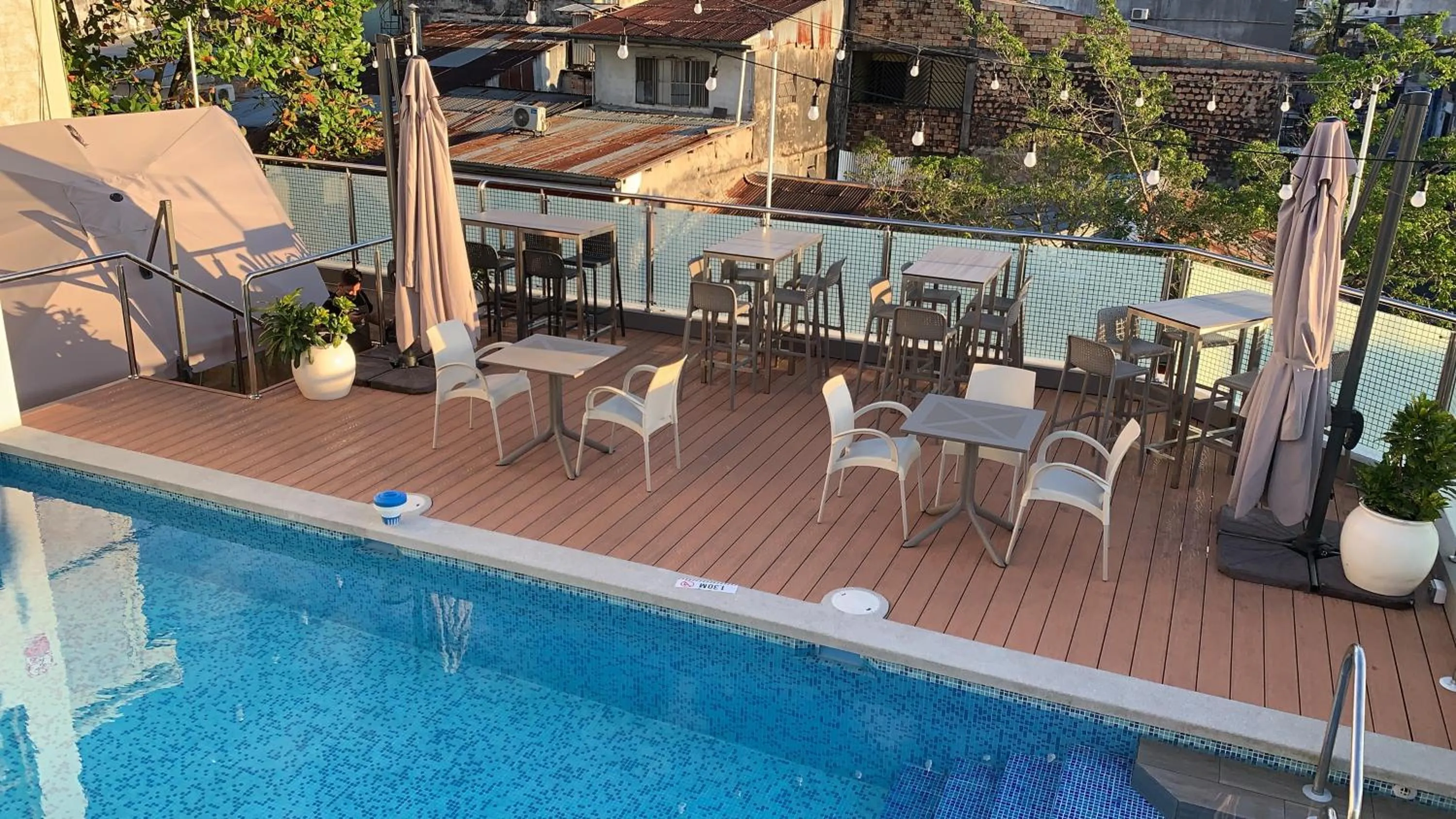 Patio in Victoria Regia Hotel