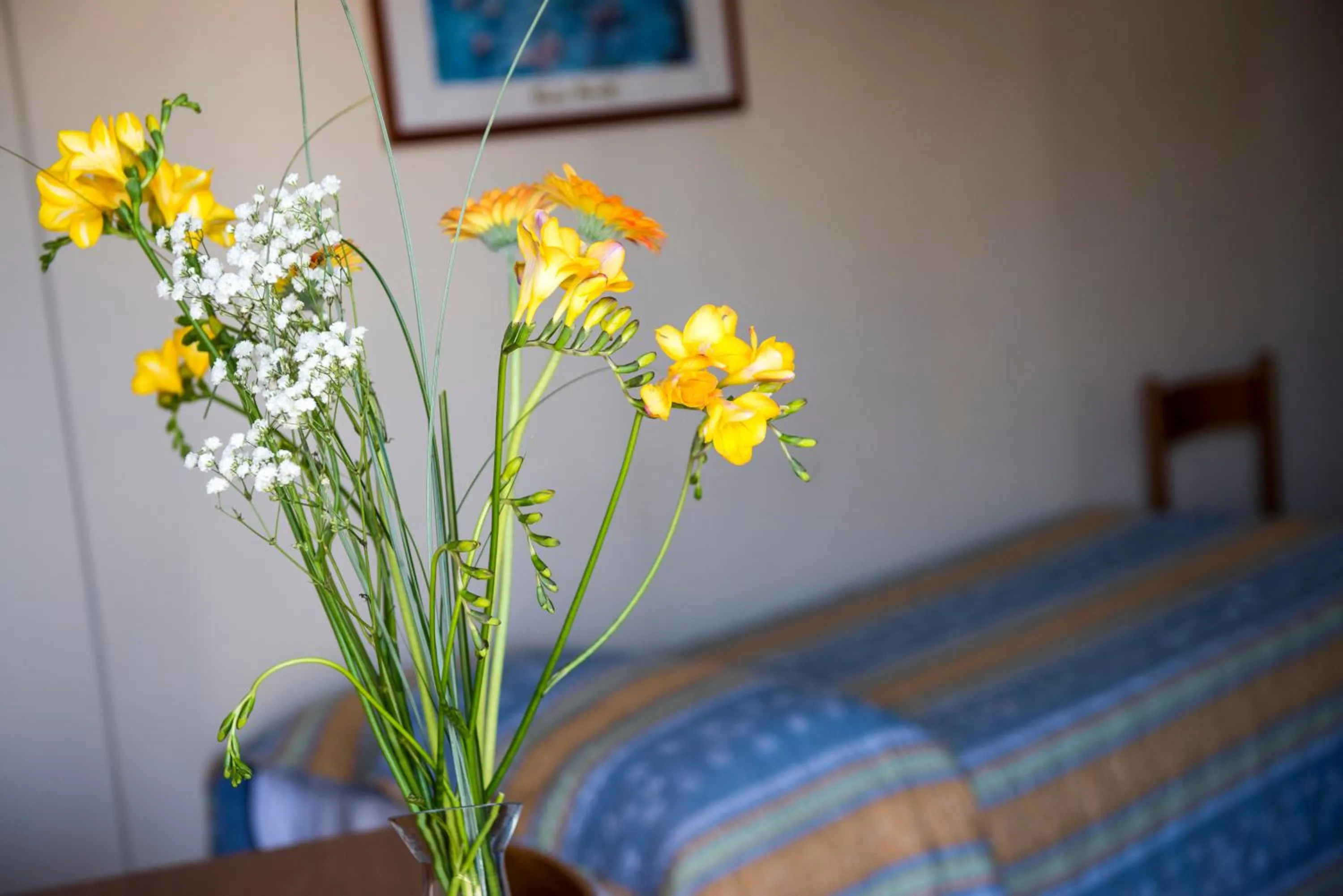 Decorative detail, Bed in Hotel Gabbiano