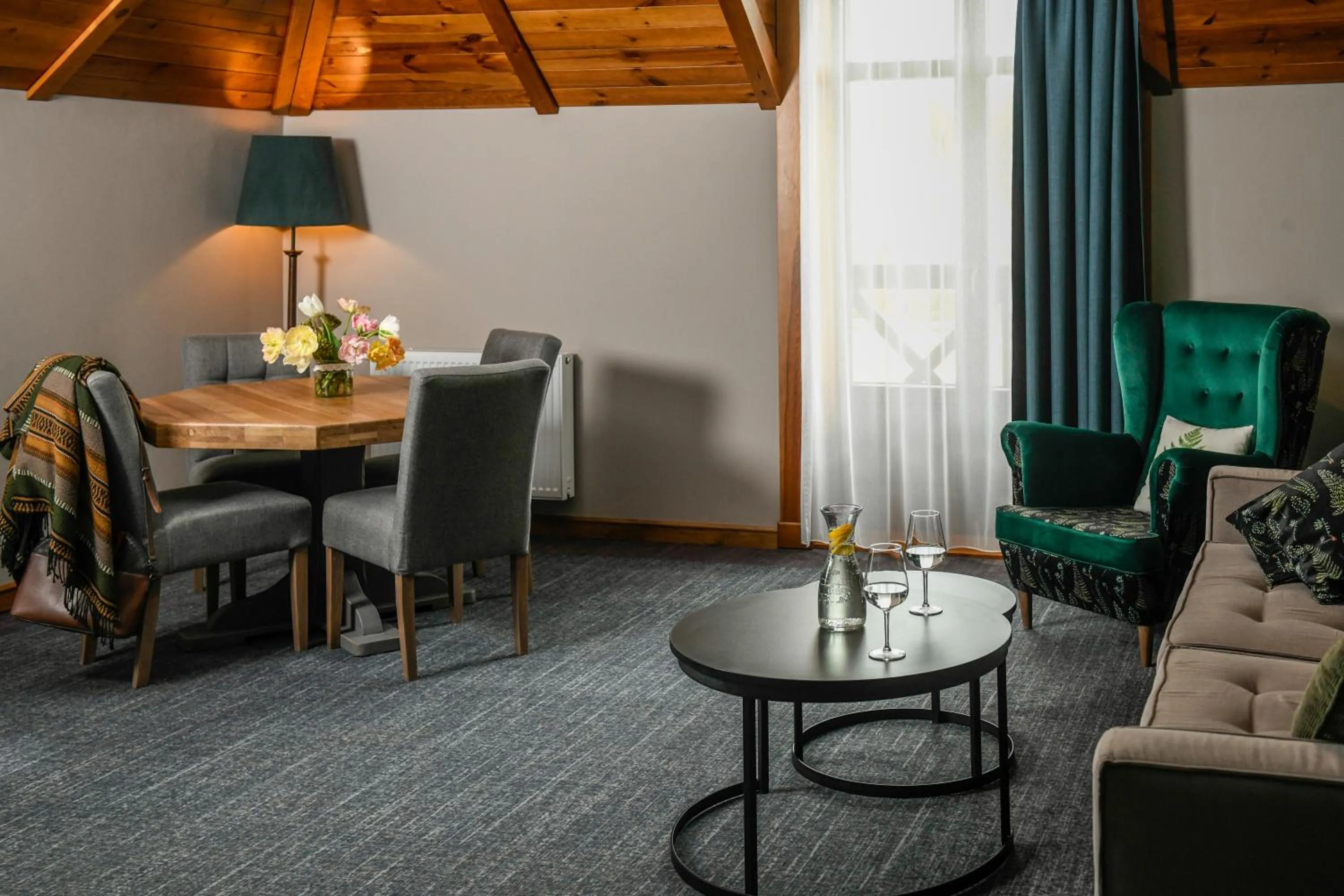 Living room in Folwark Łękuk