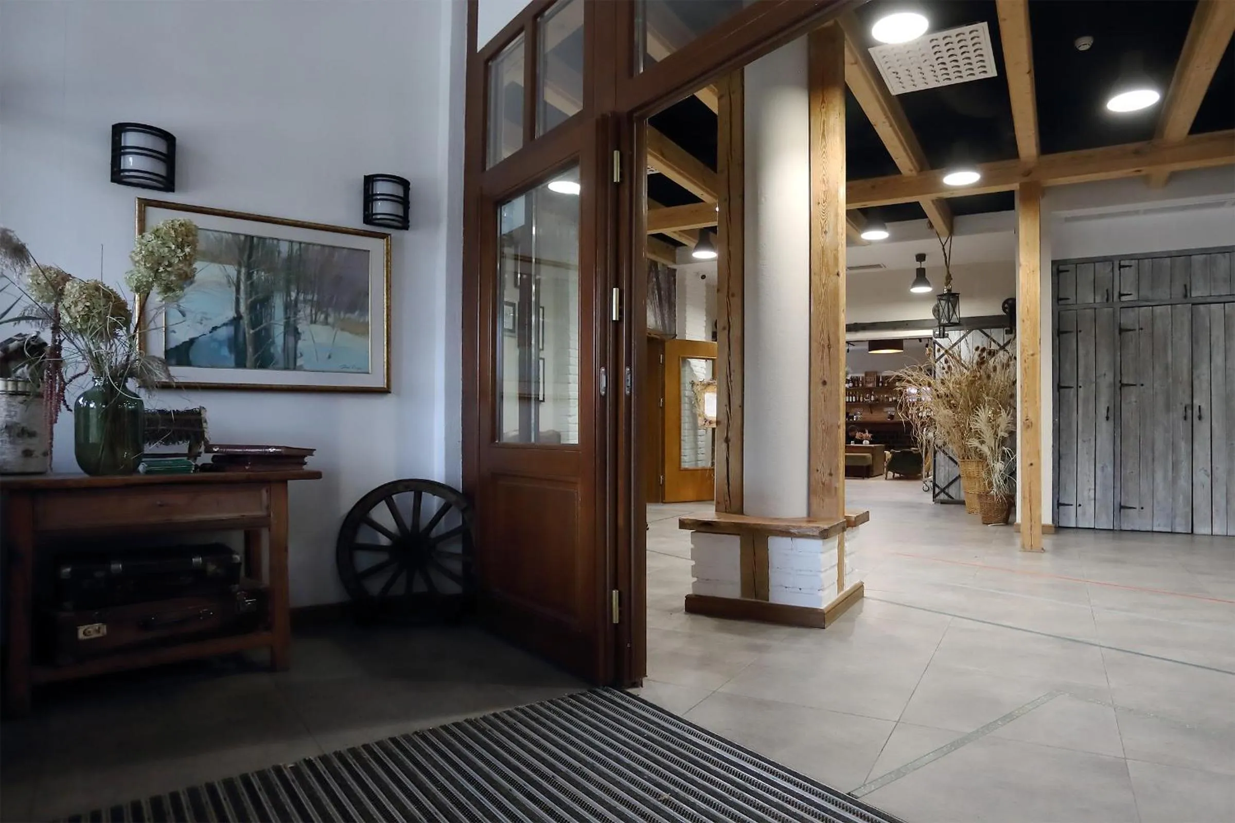 Lobby or reception in Folwark Łękuk