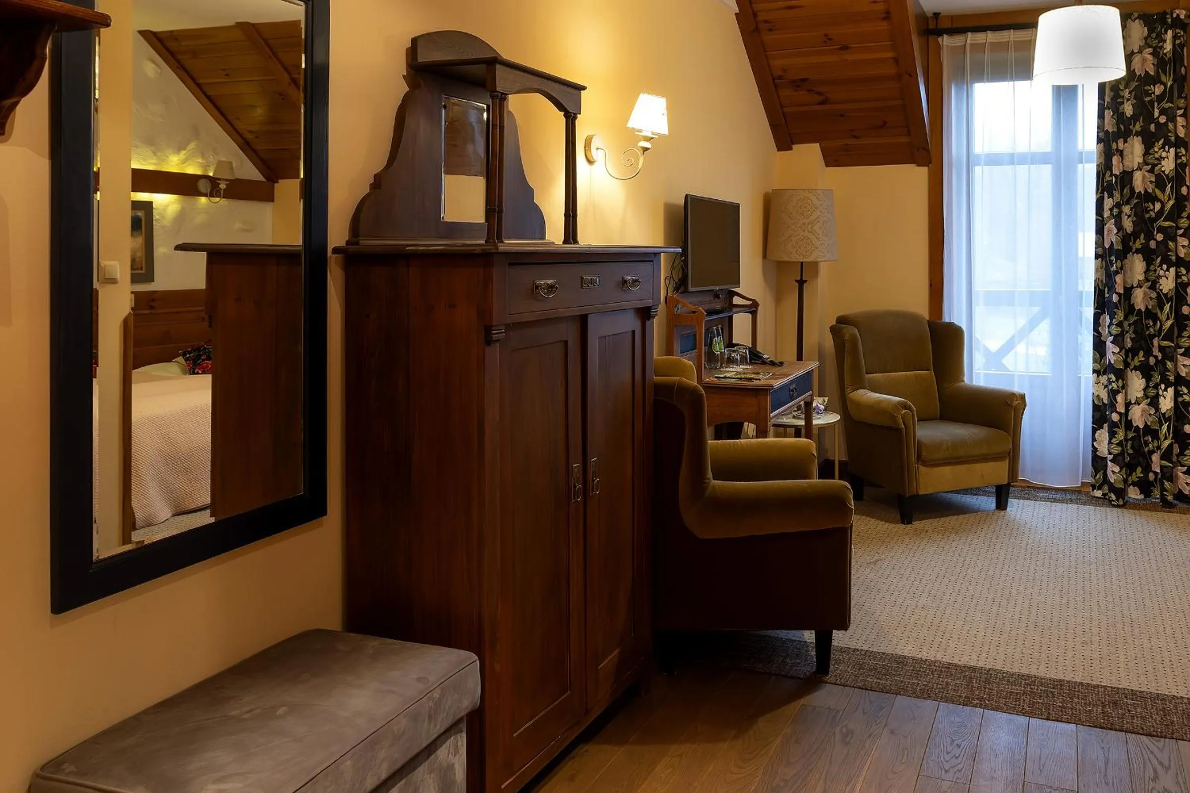 Bedroom in Folwark Łękuk