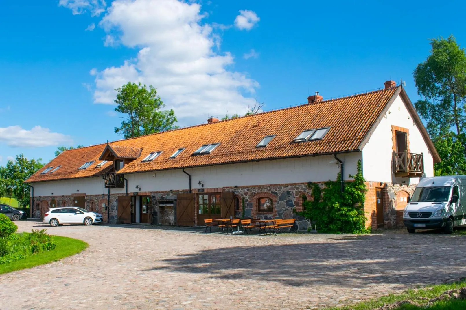 Property building in Folwark Łękuk