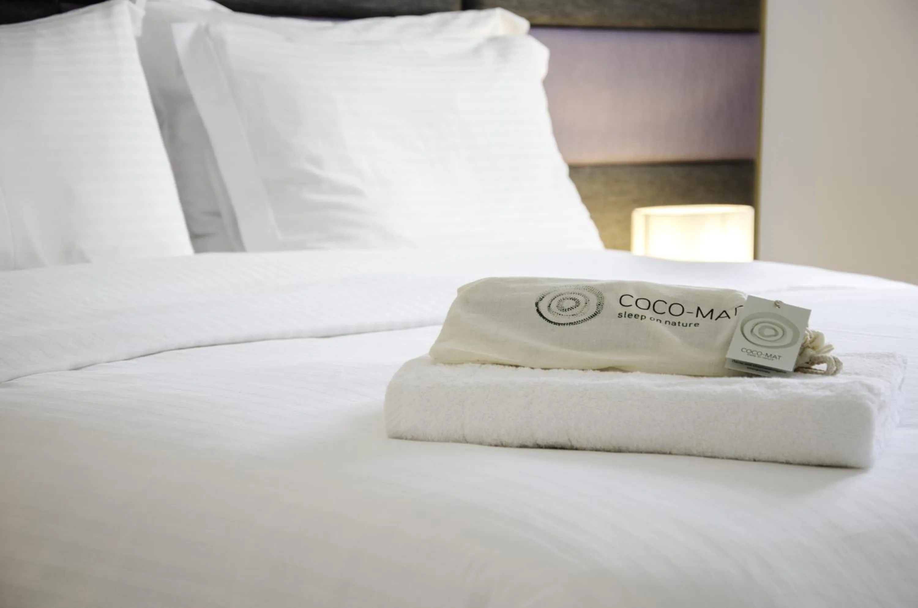 Bed in Talos Luxury Suites