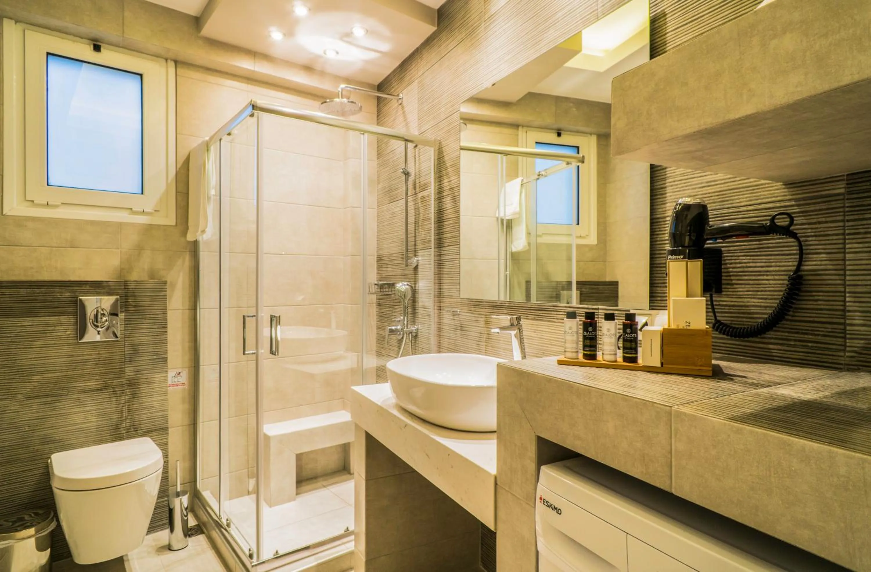 Shower in Talos Luxury Suites