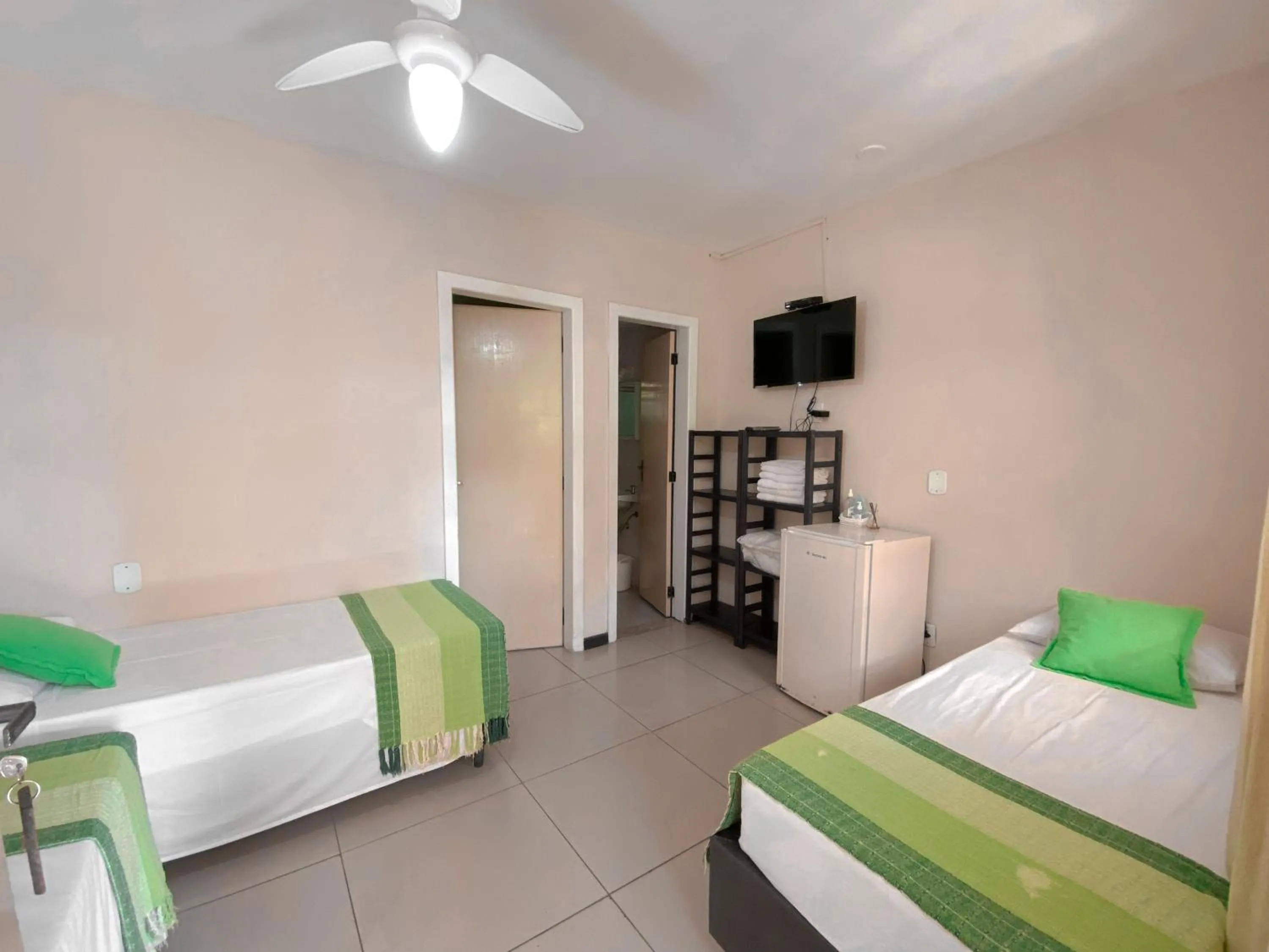 Bed in Pousada Recanto das Estrelas