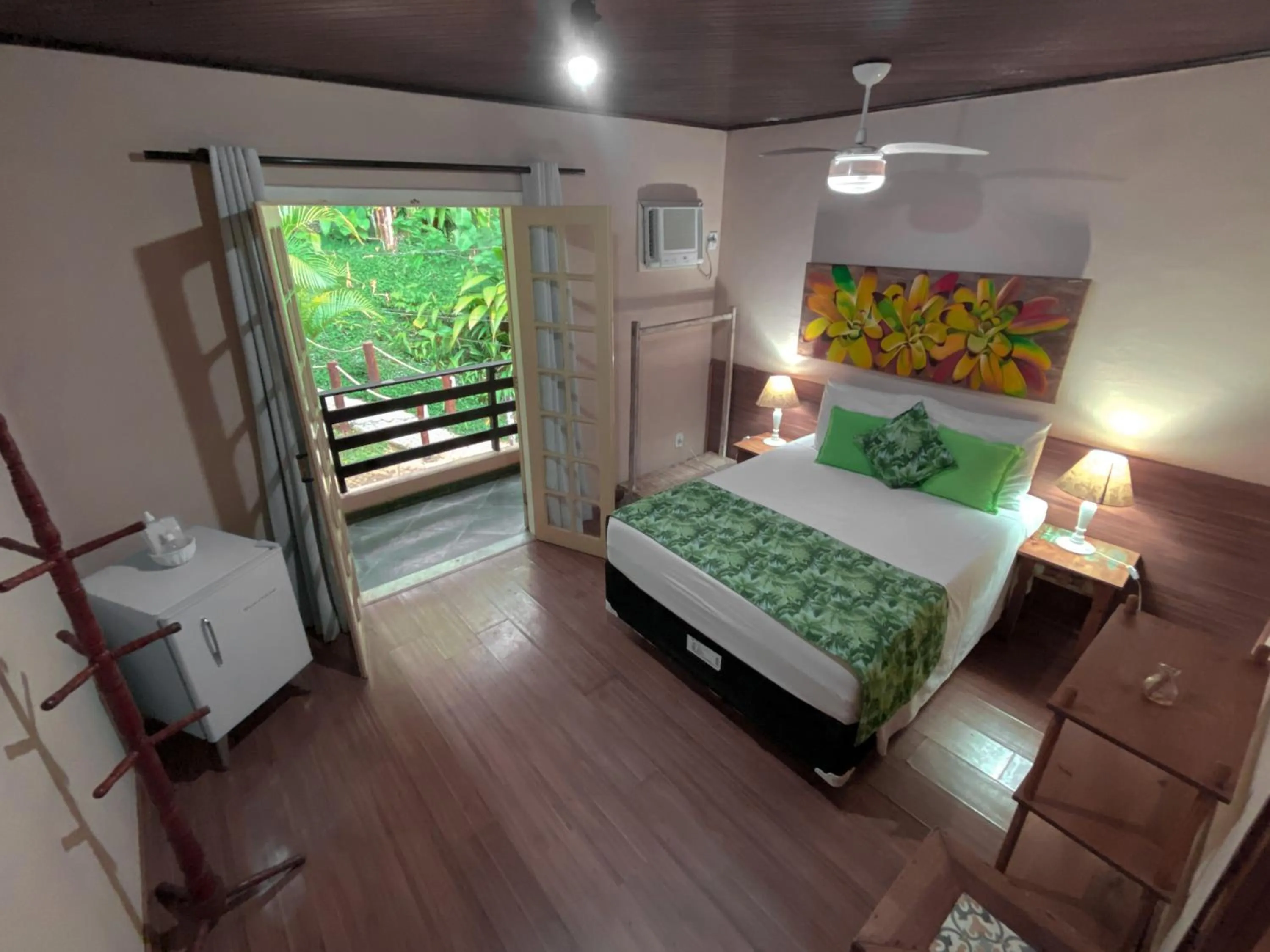 Bed in Pousada Recanto das Estrelas