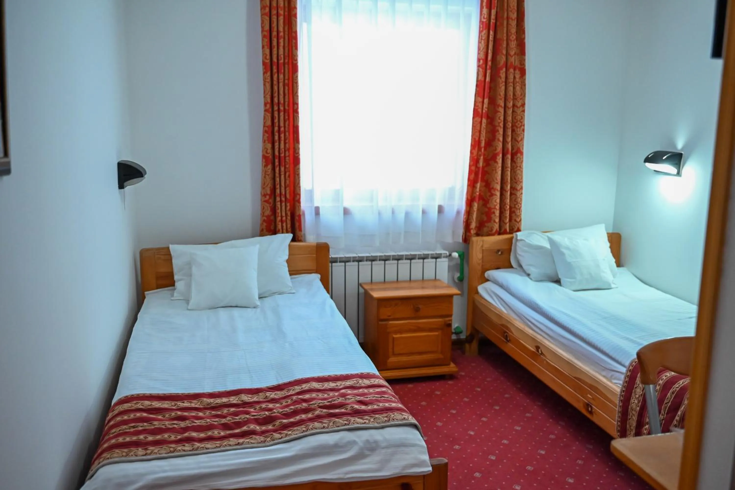 Bed in Hotel Kristal