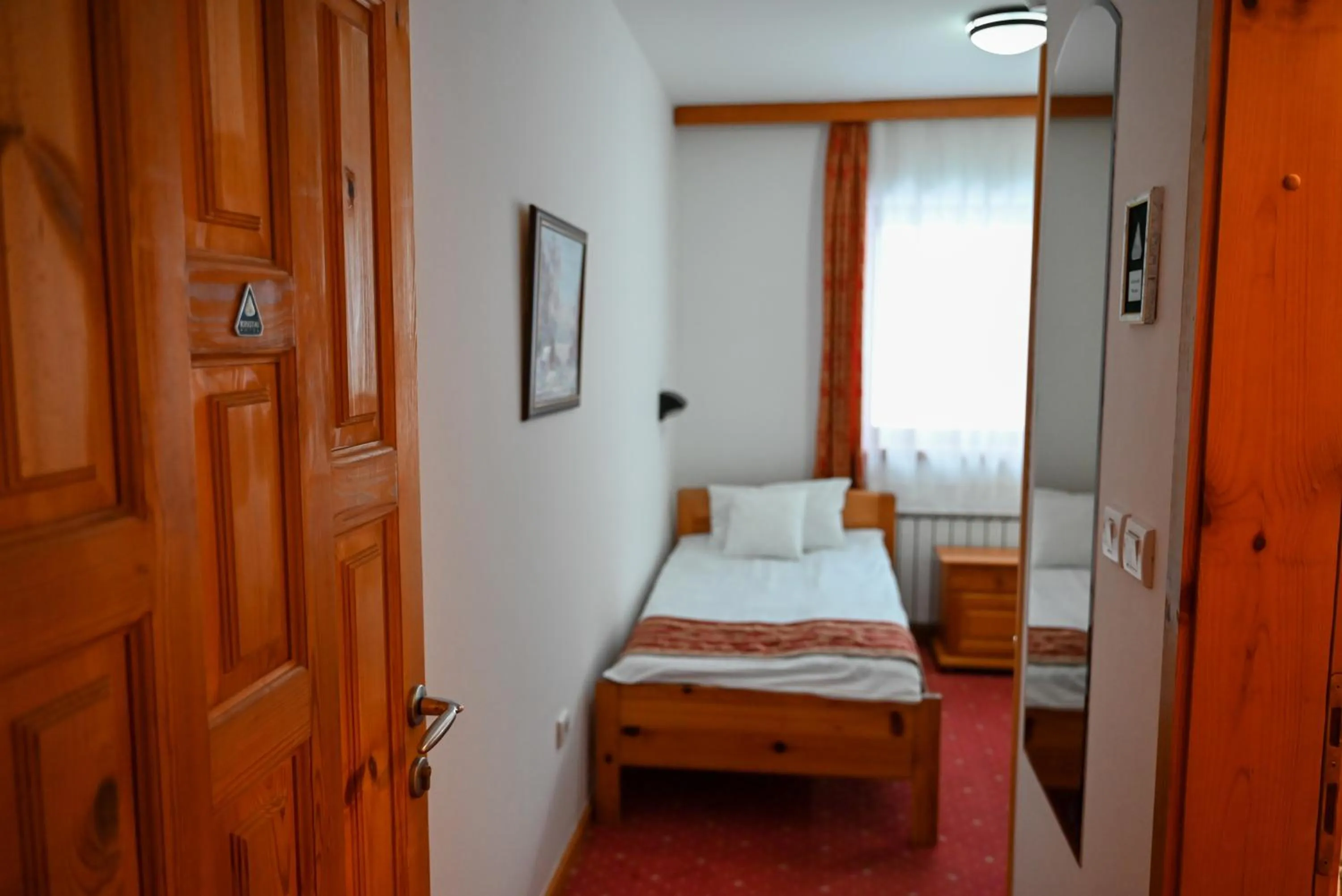 Bed in Hotel Kristal