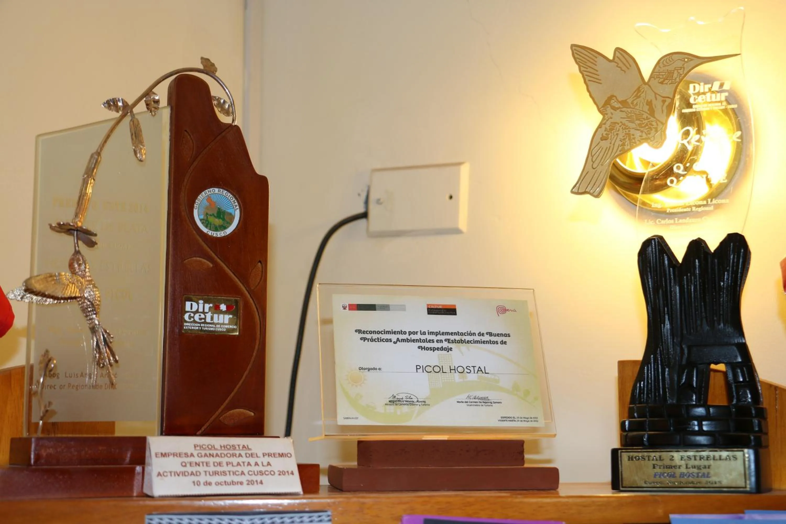 Certificate/Award in Picol Hostal