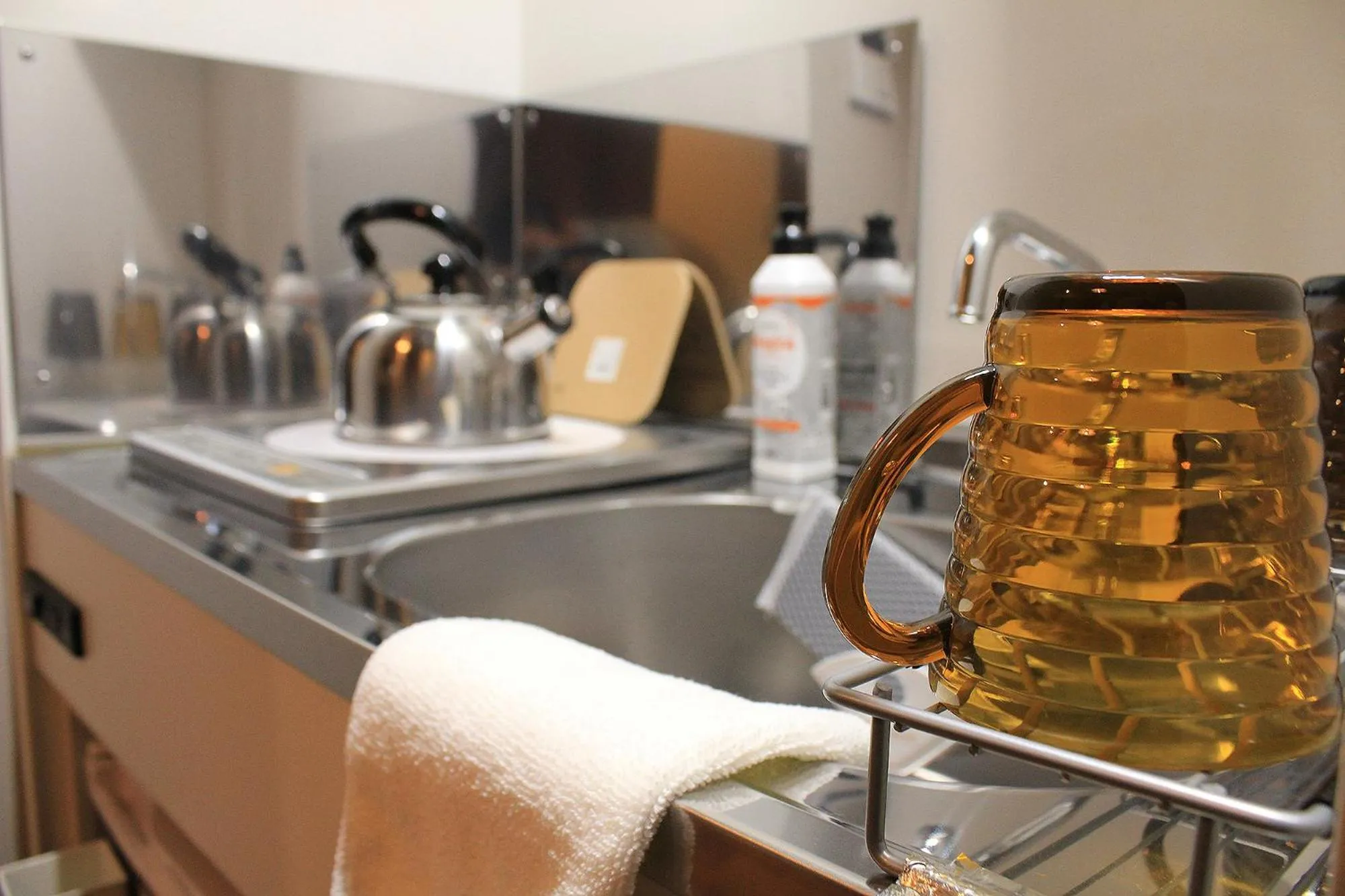 Kitchen or kitchenette in TOMARO Osaka Bay