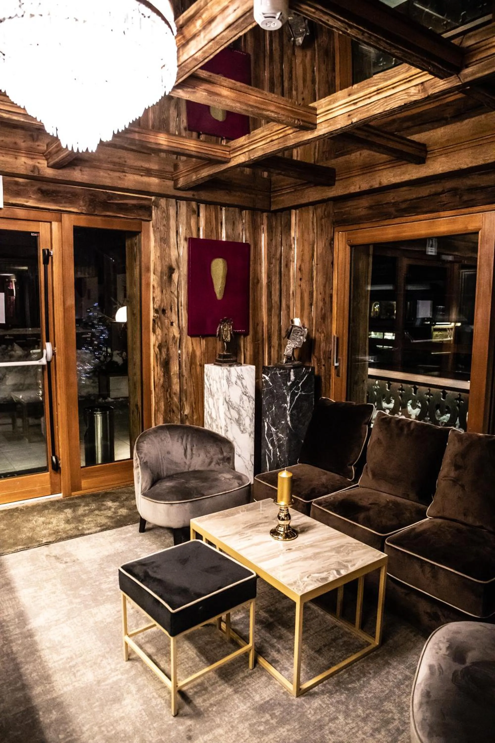 Lobby or reception in Art Hotel Grivola