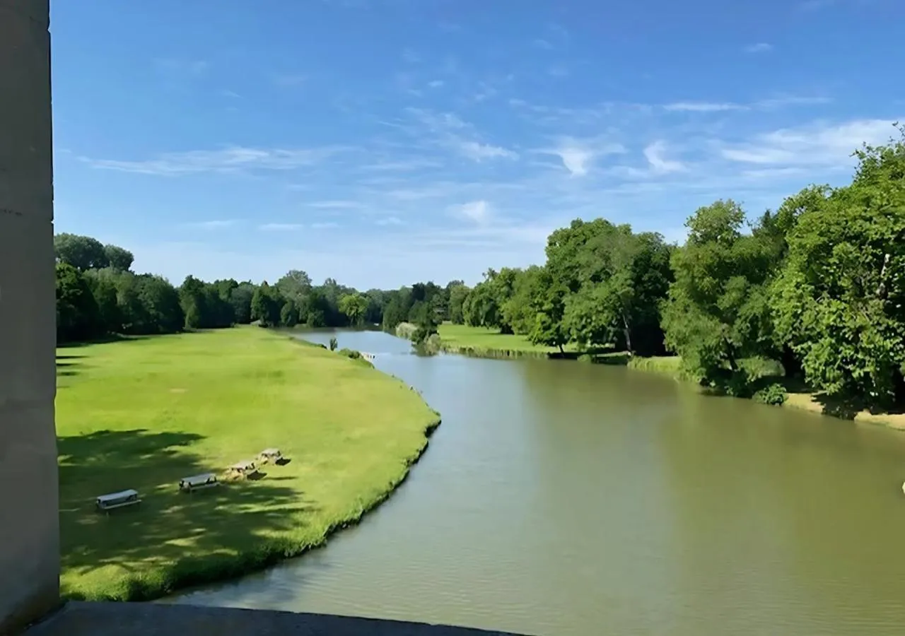 Natural landscape in Château d'Ermenonville