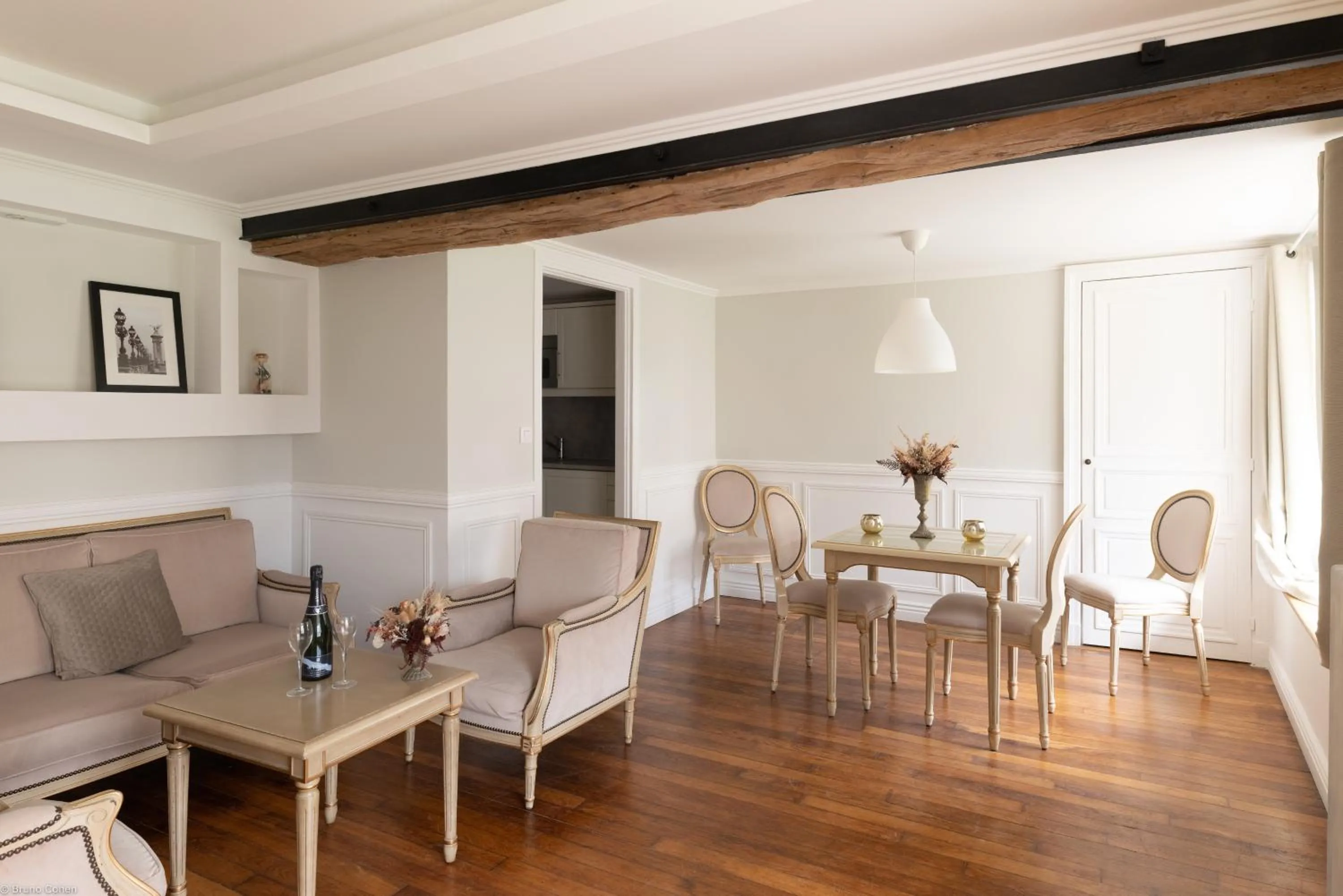 Living room in Château d'Ermenonville