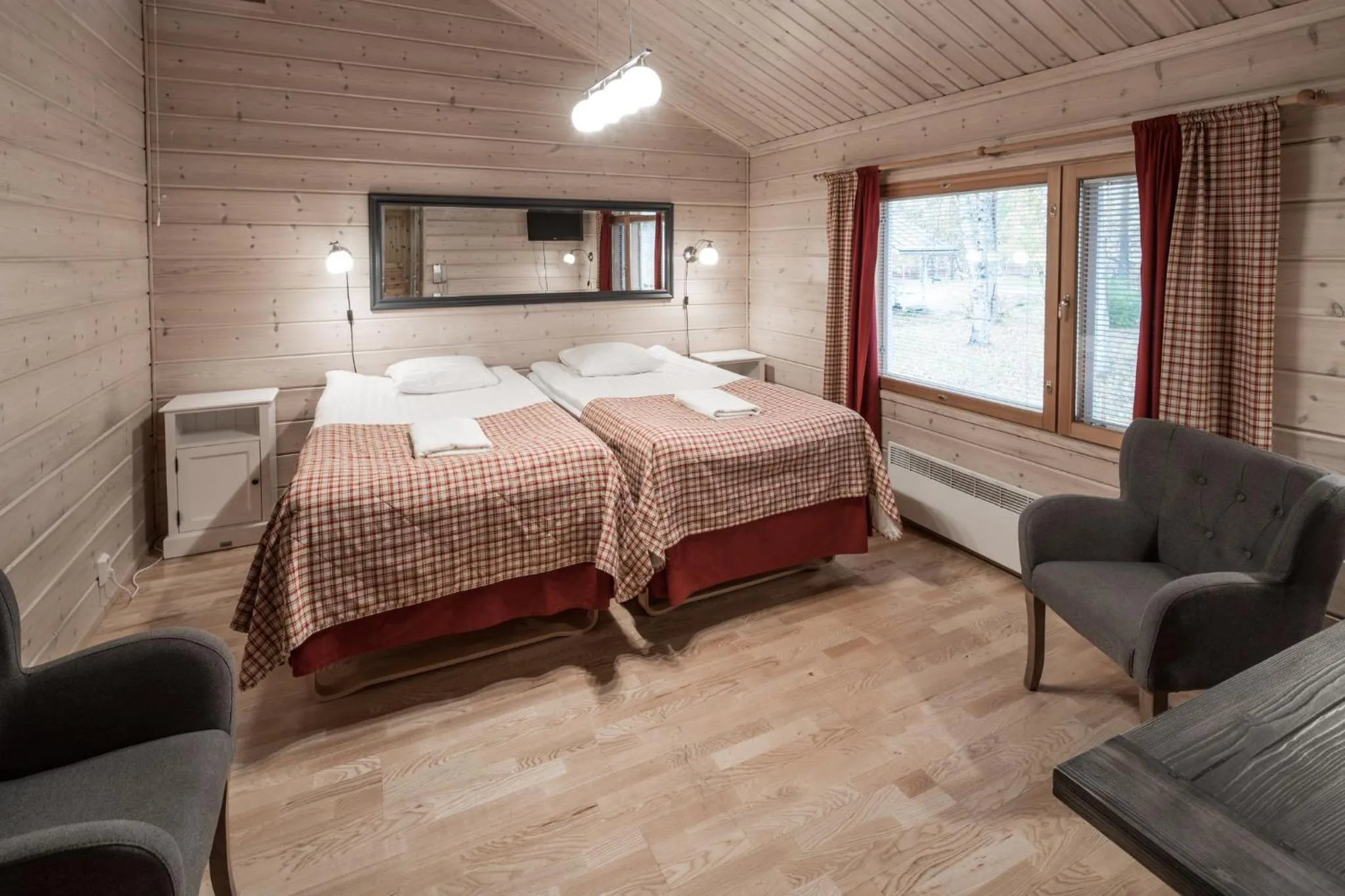 Bed in Lapland Hotels Ounasvaara Chalets