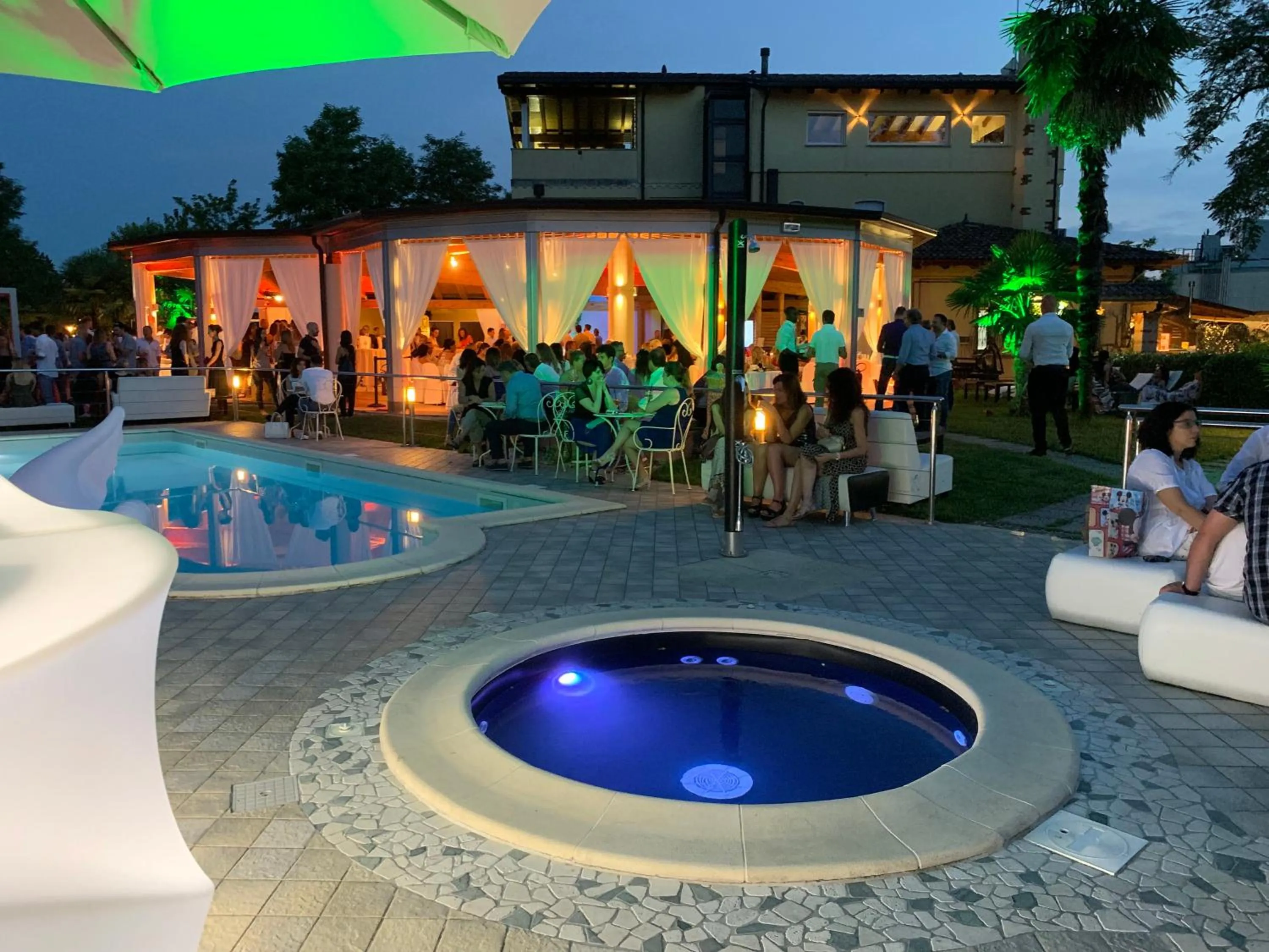 People in Villa Riviera Hotel Udine