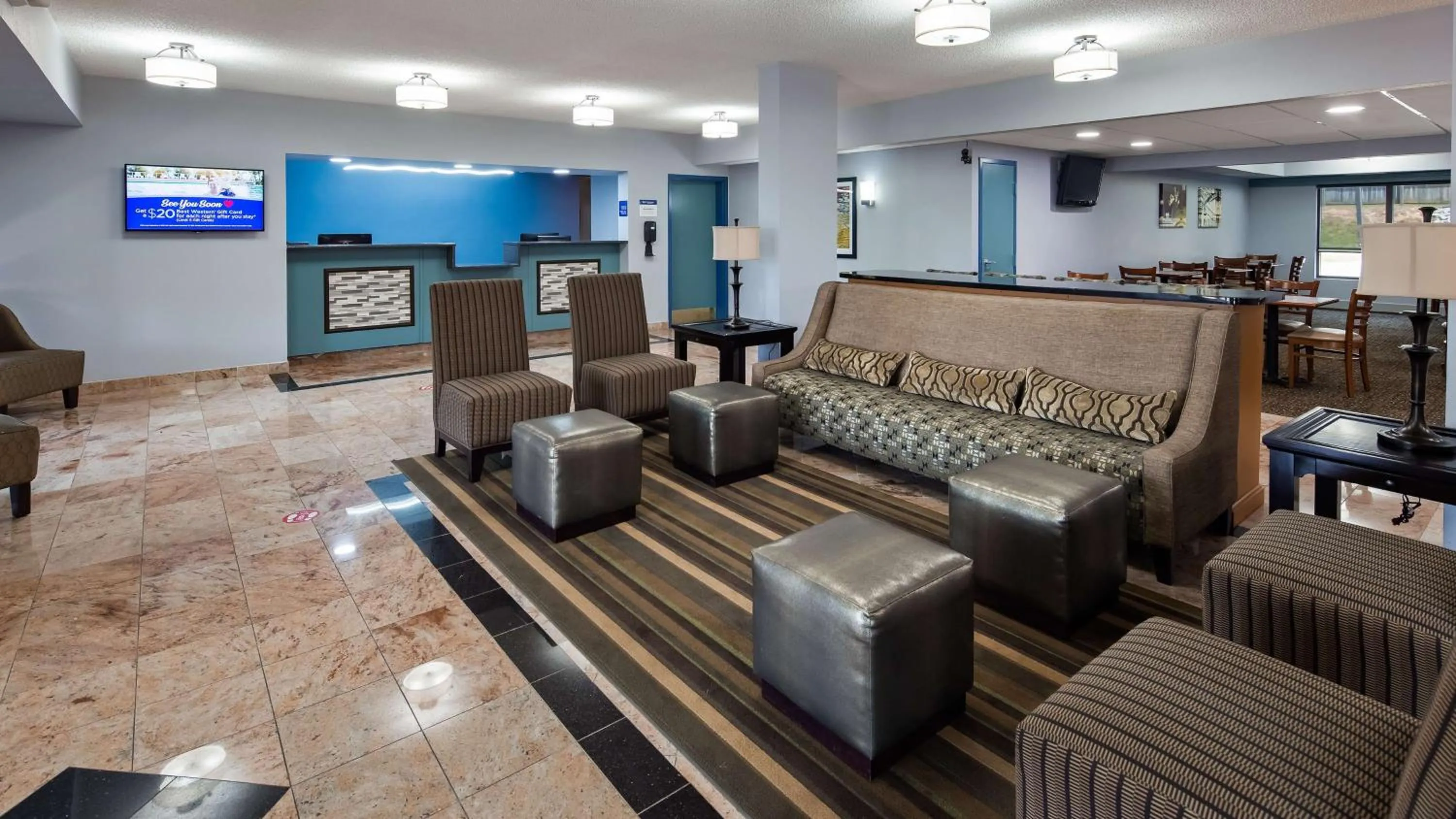 Lobby or reception in Best Western Emporia