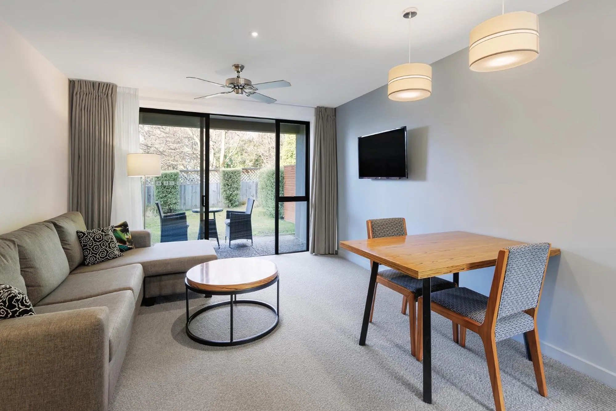 Living room in Club Wyndham Wanaka, Trademark Collection by Wyndham