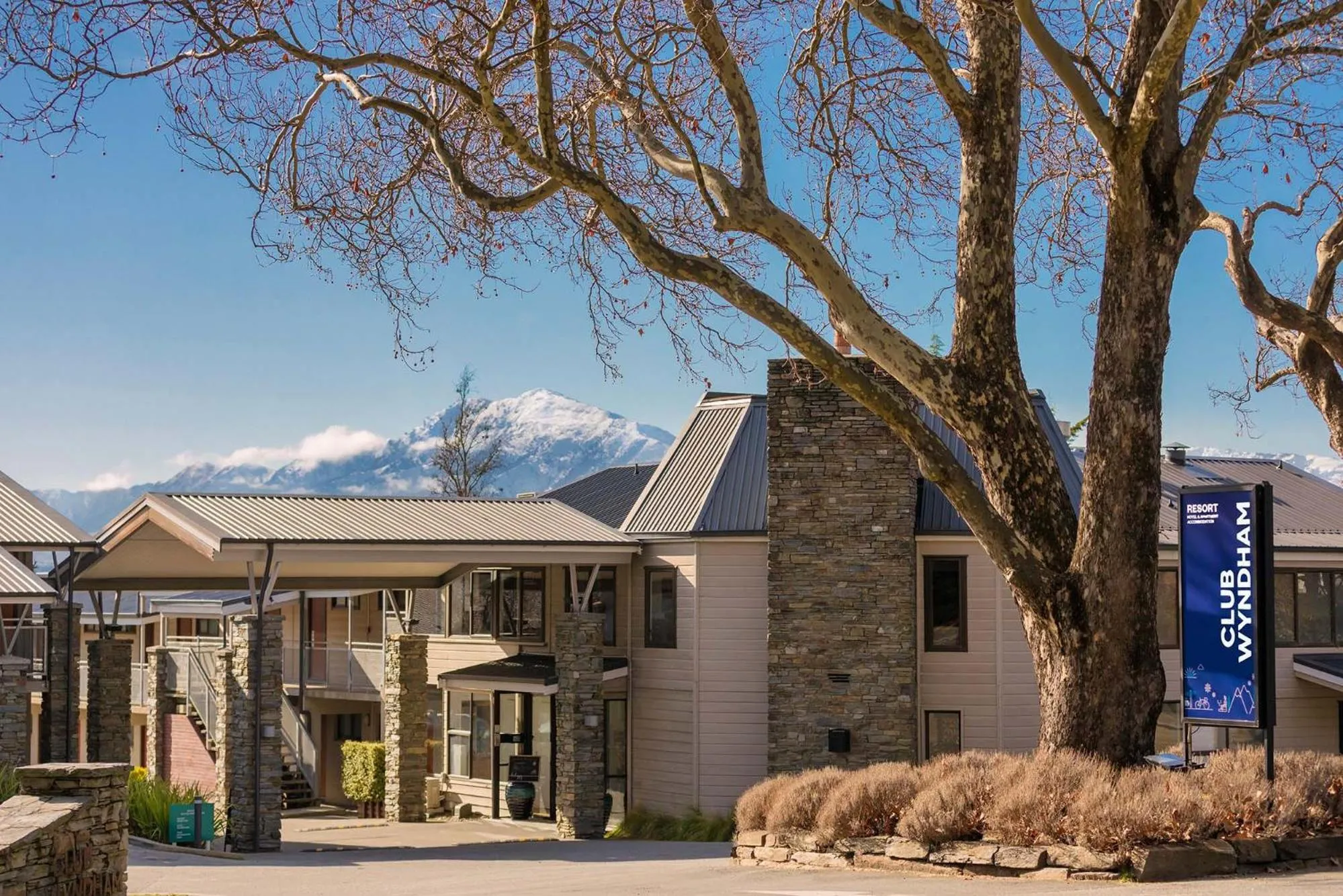 Property building in Club Wyndham Wanaka, Trademark Collection by Wyndham