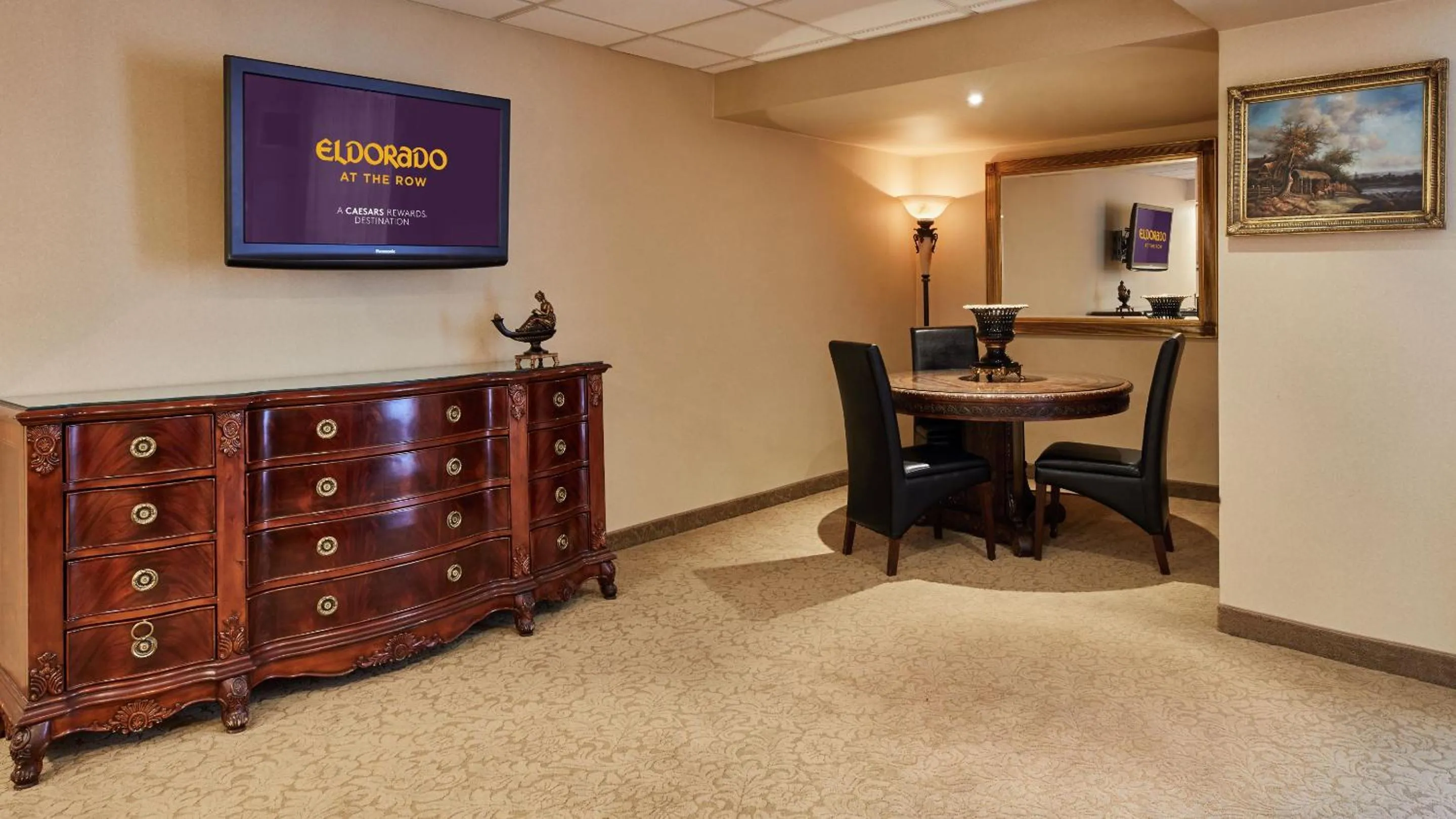 Seating area in Eldorado Reno, A Caesars Destination