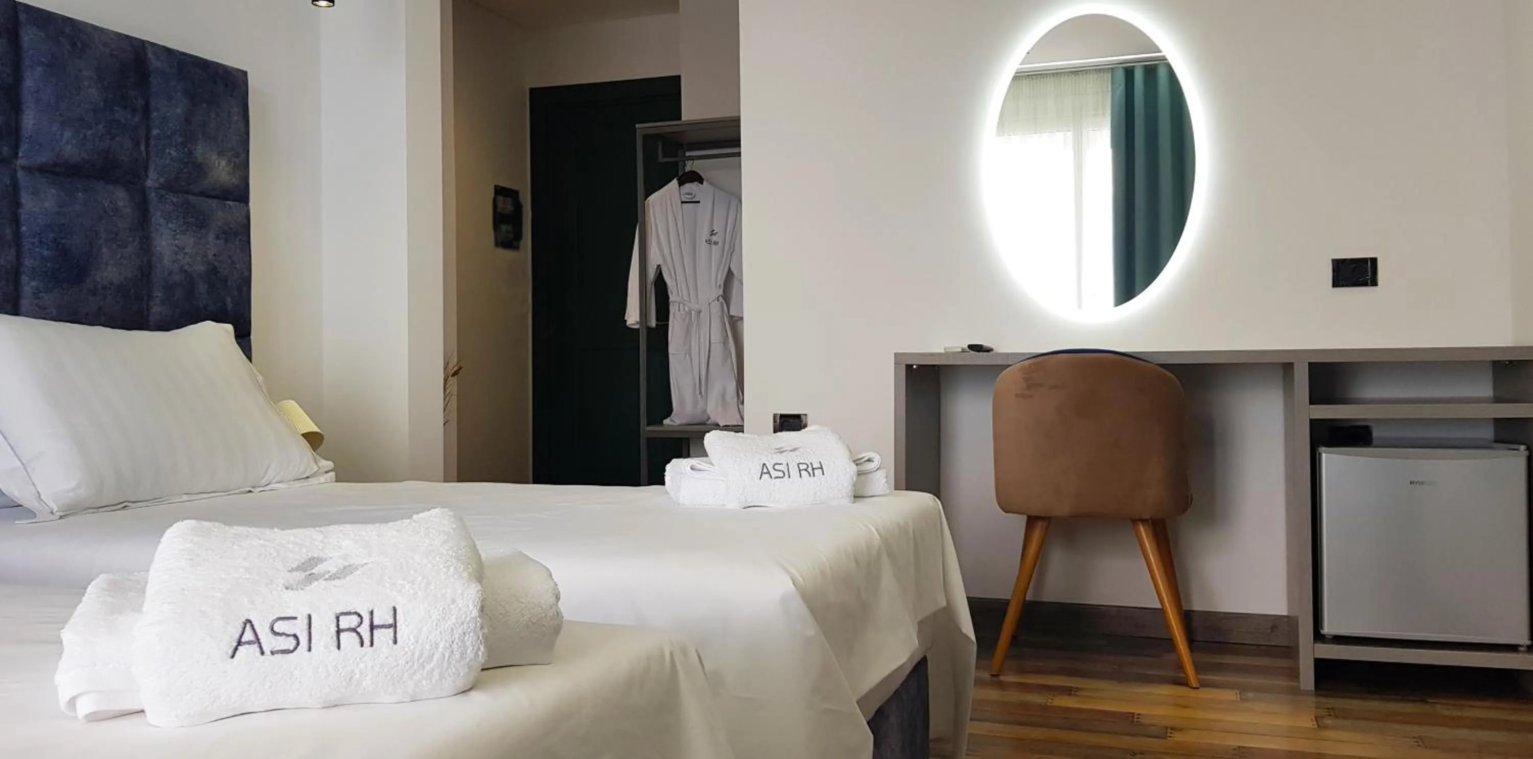 Bed in Asi Rooftop Hotel